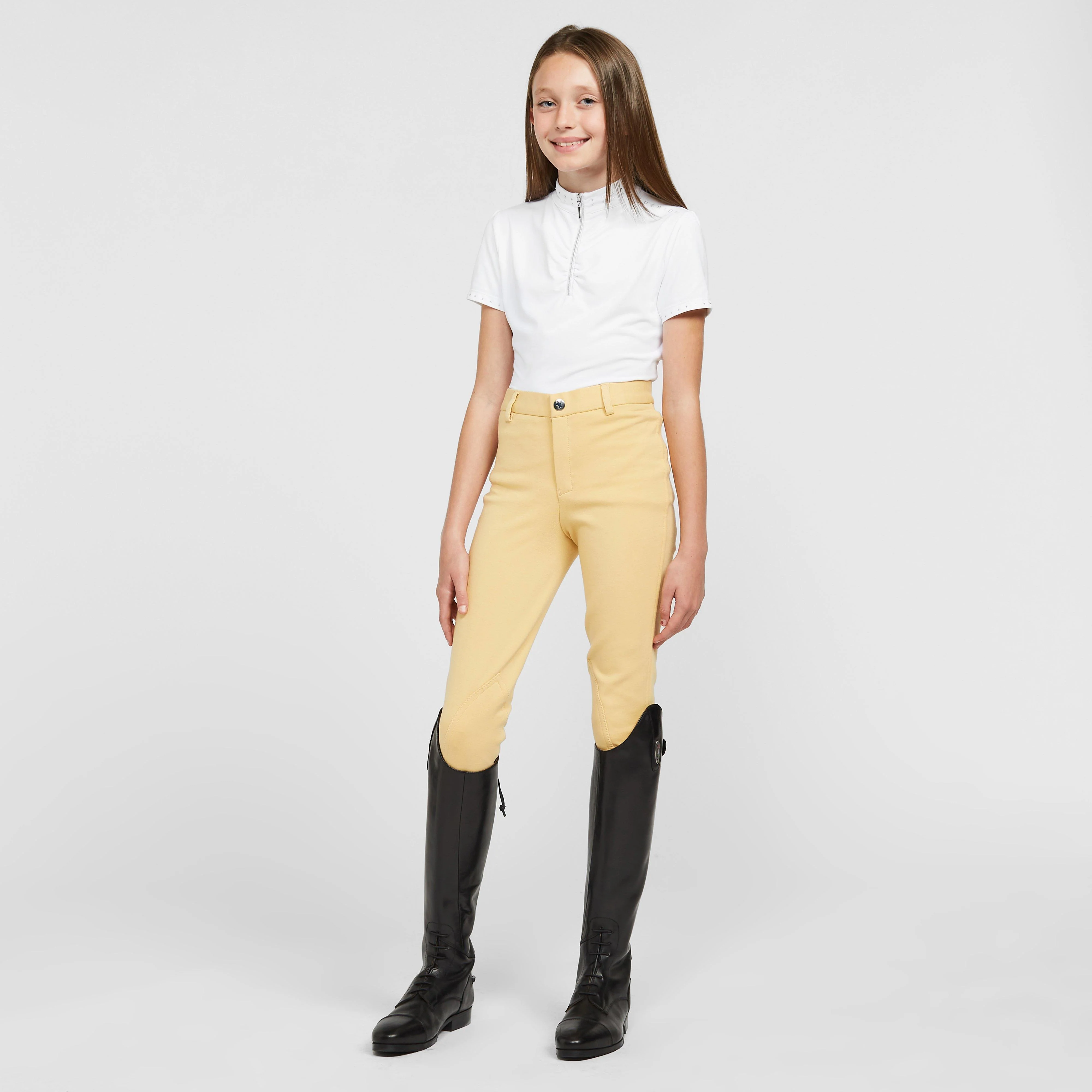 Maids Saddlehugger Jodhpurs Canary - Image 3