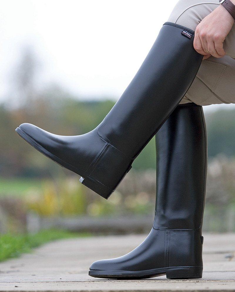 Mens Long Rubber Boots Black