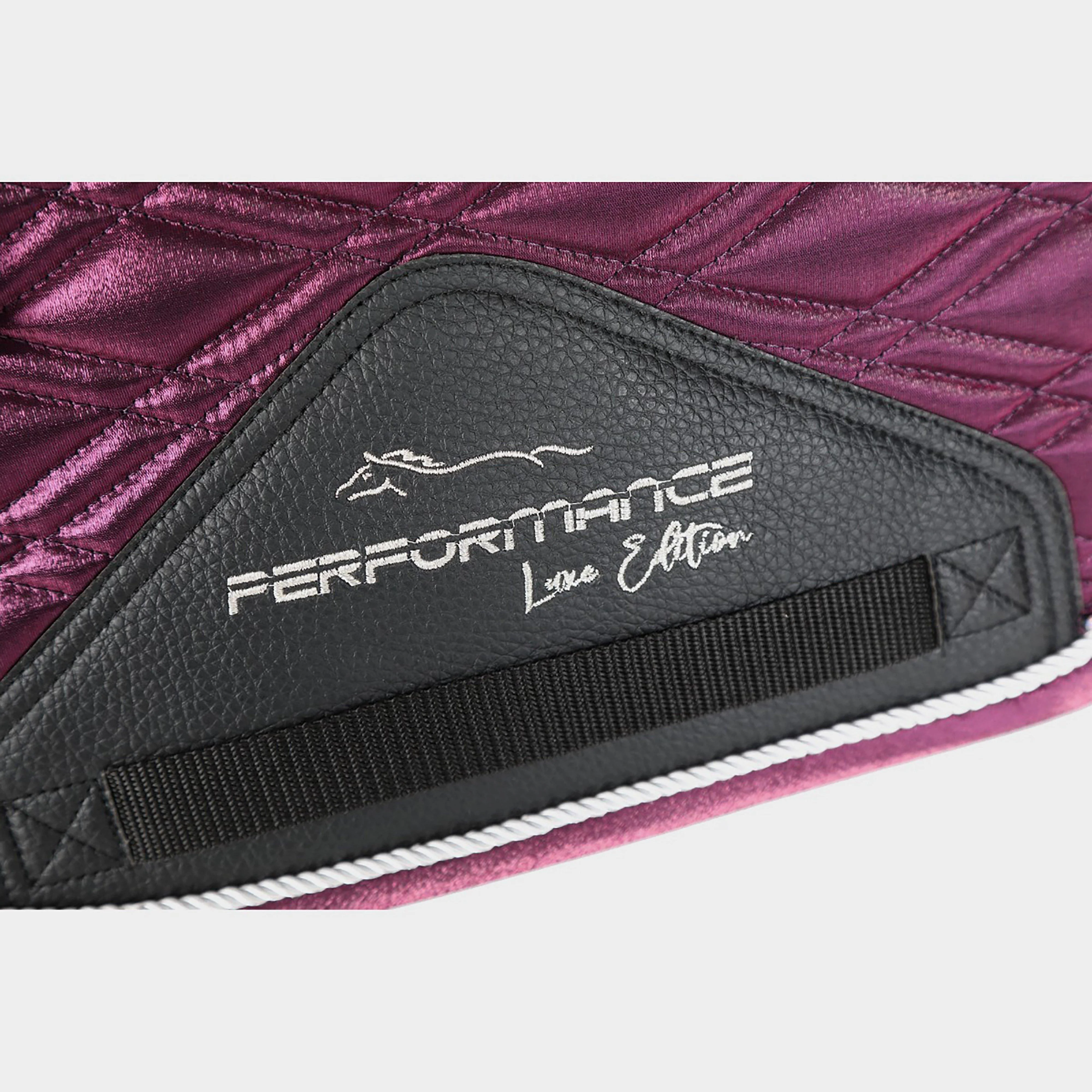 Performance Euro Cut Luxe Saddle Pad Plum - Image 2
