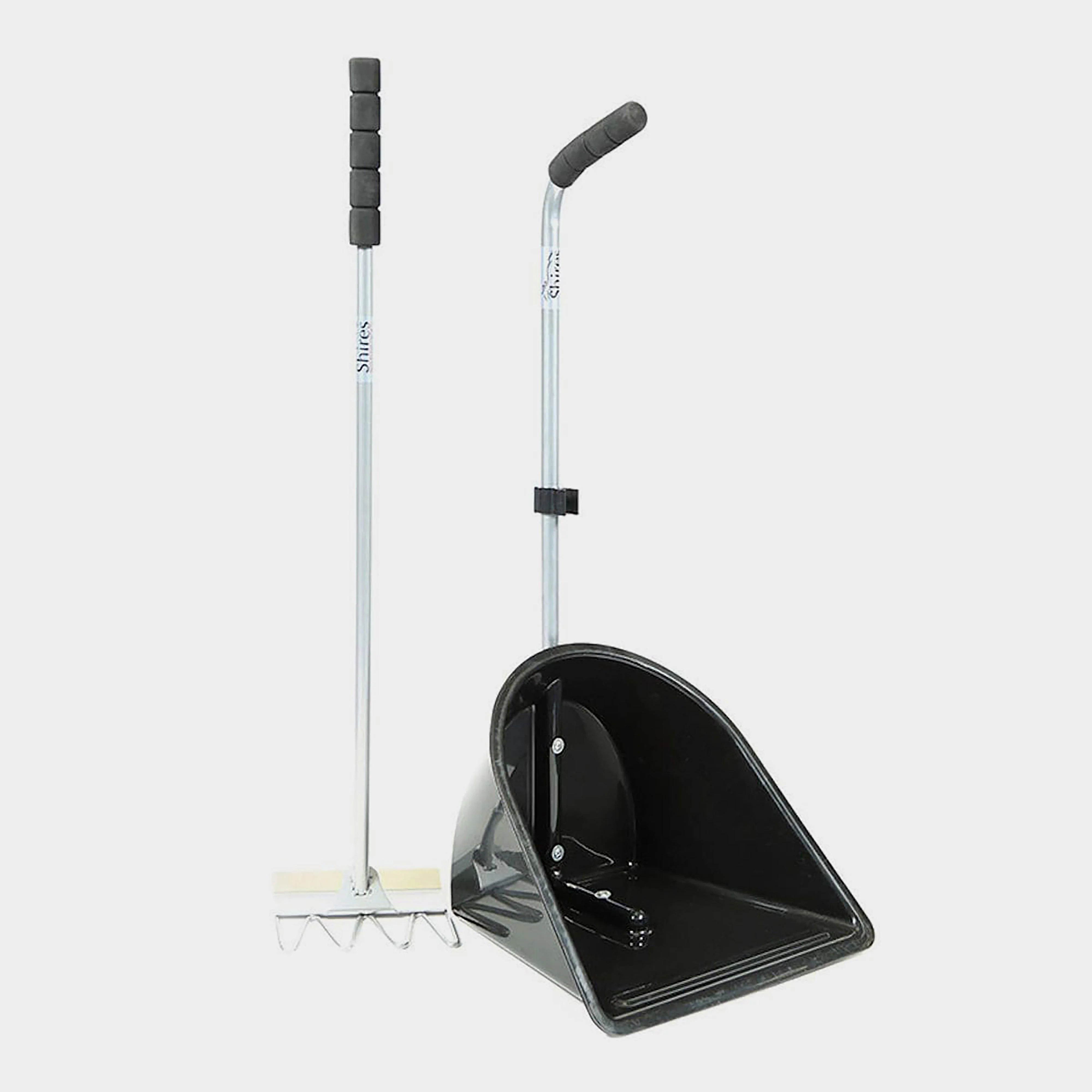 Shires Manure Scoop Tall Handle Black