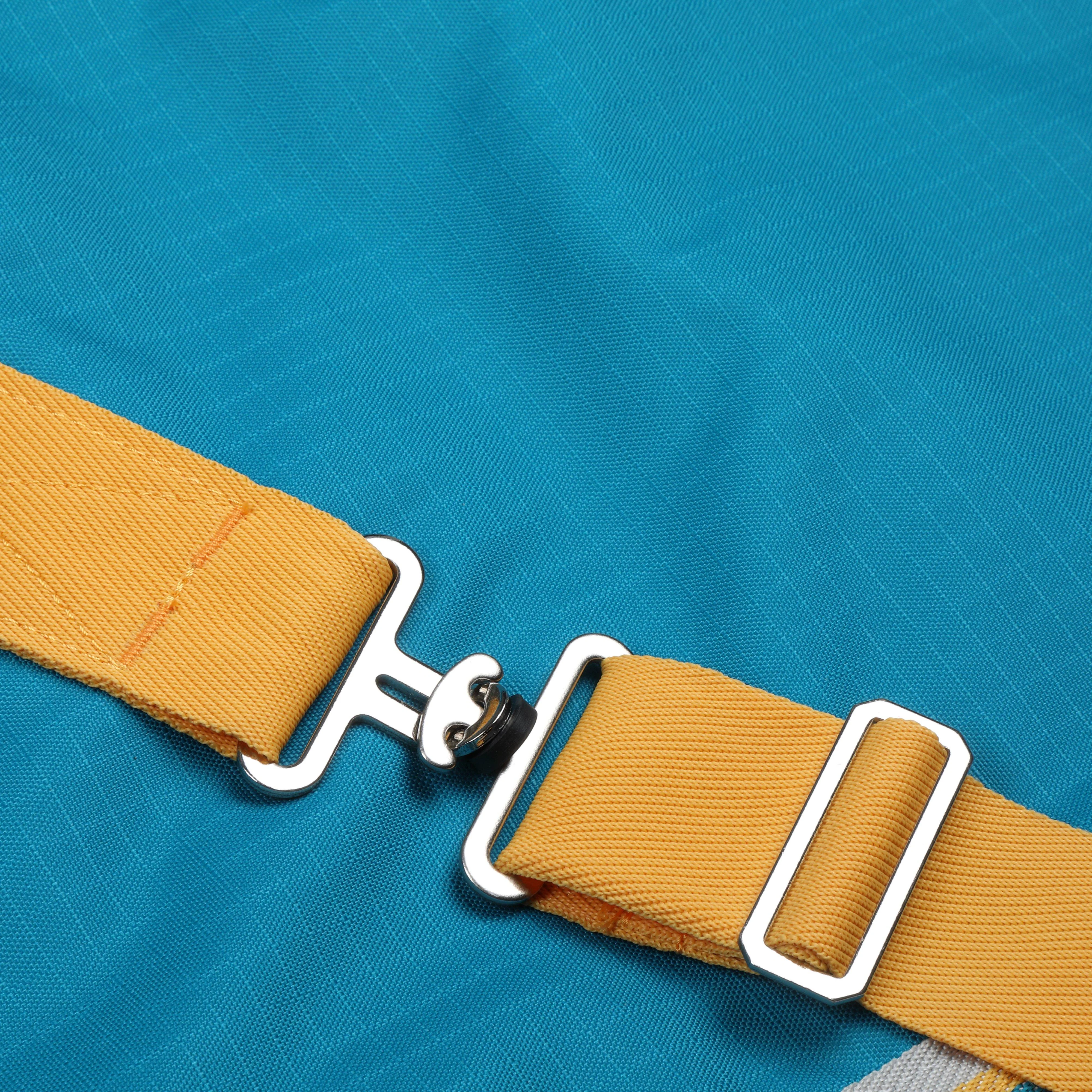 Tempest Original 50g Standard Neck Turnout Rug Navy/Orange. - Image 3