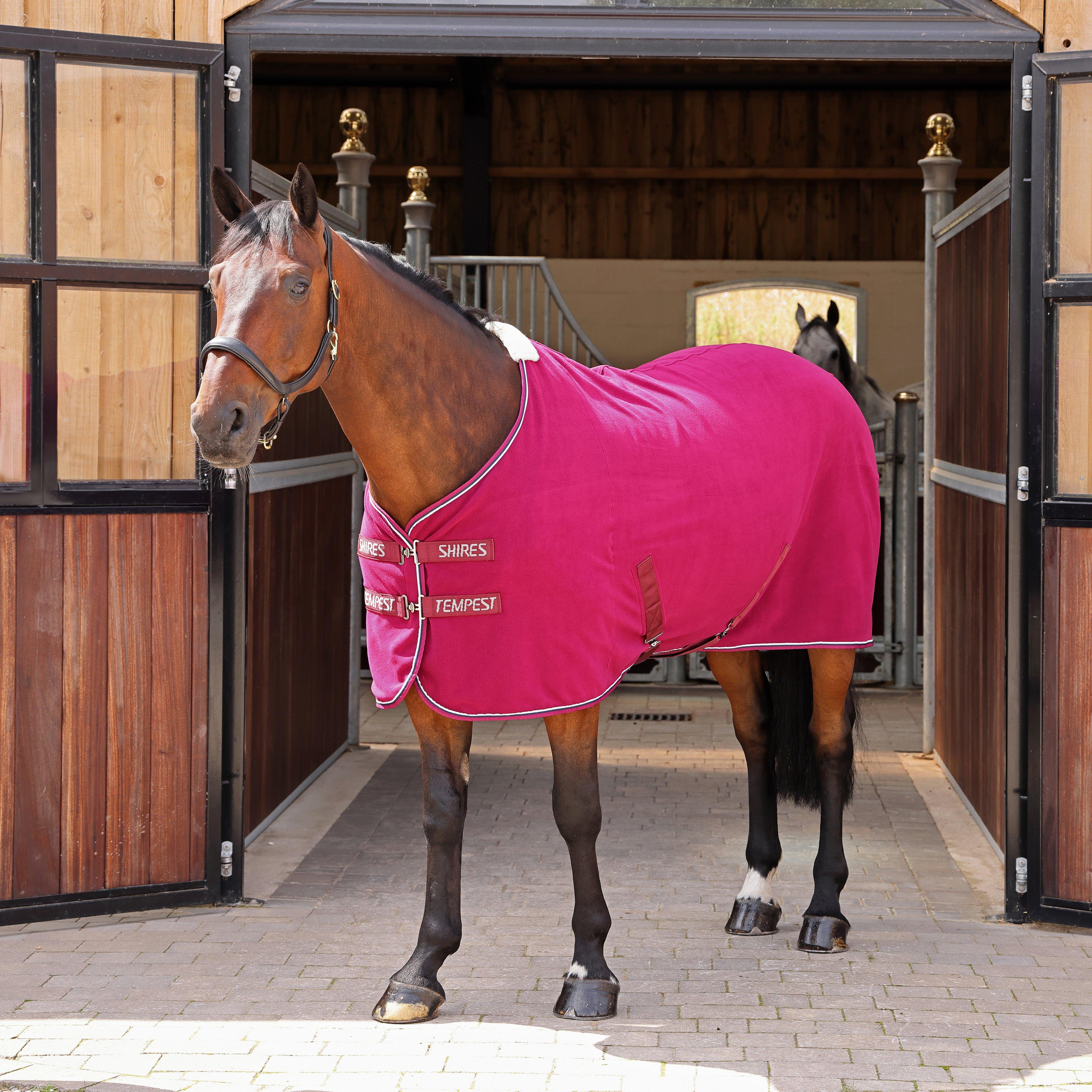 Tempest Original Fleece Rug Maroon - Image 4