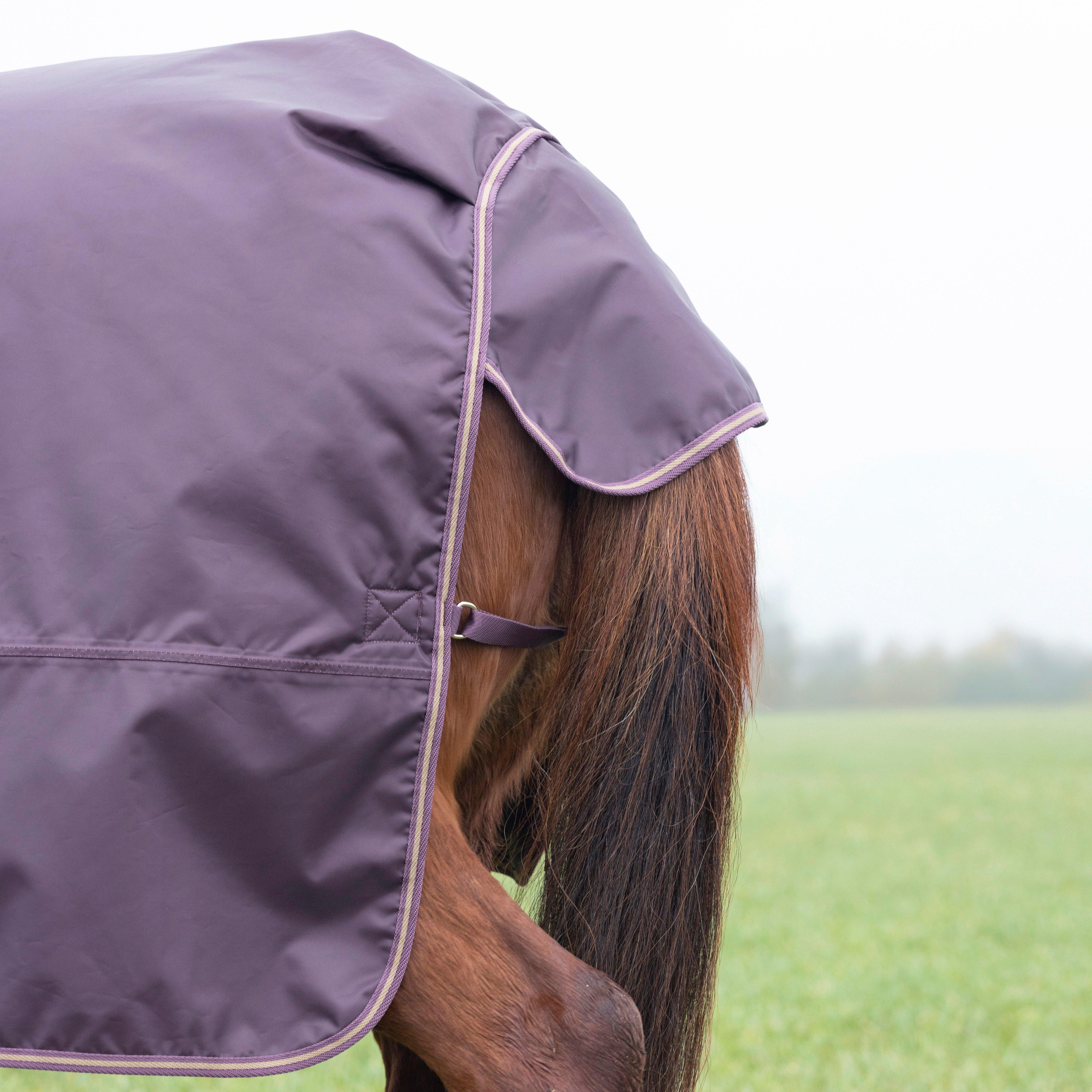 Typhoon 100g Standard Neck Turnout Rug Black Cherry - Image 5