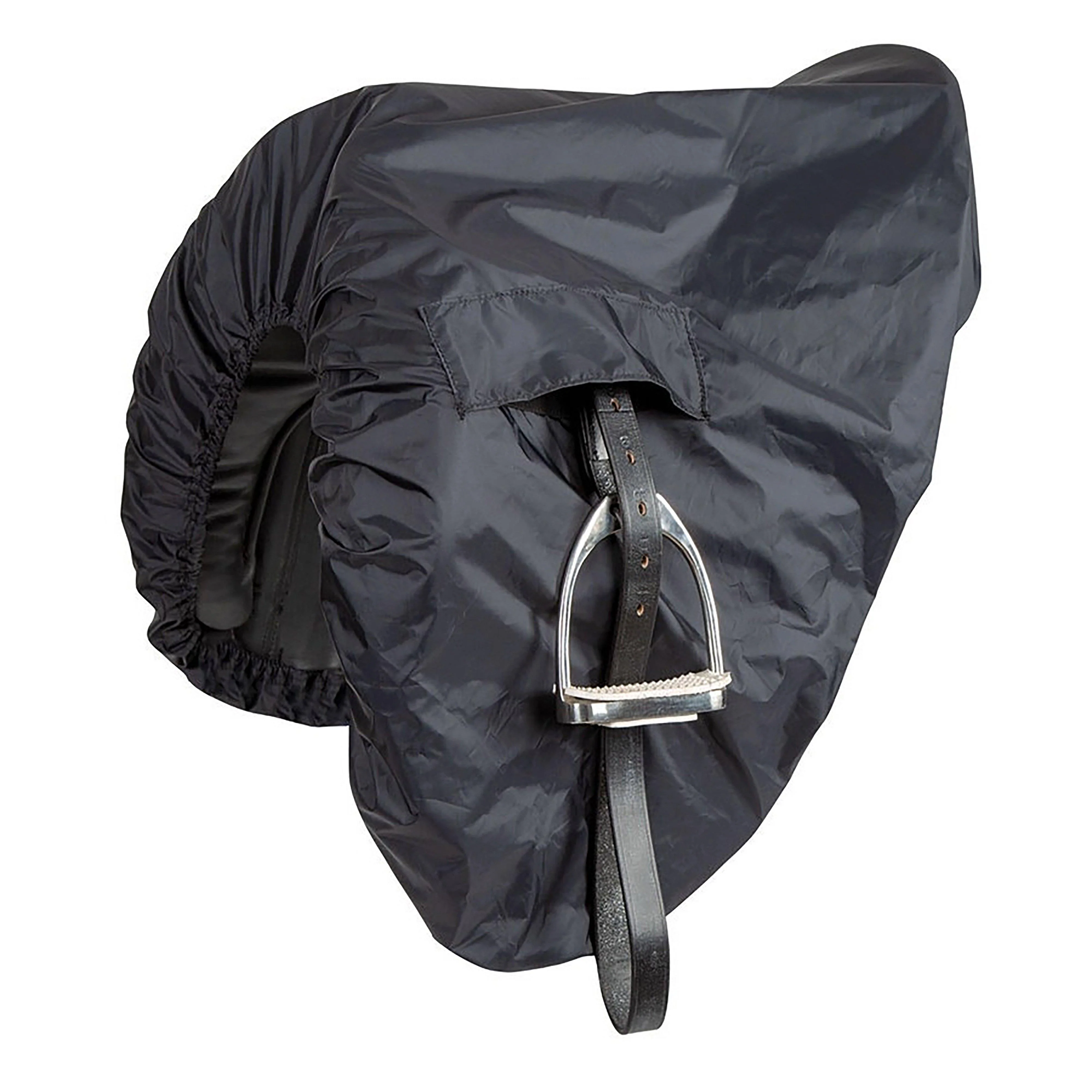 Waterproof Dressage Saddle Cover Black - Image 2