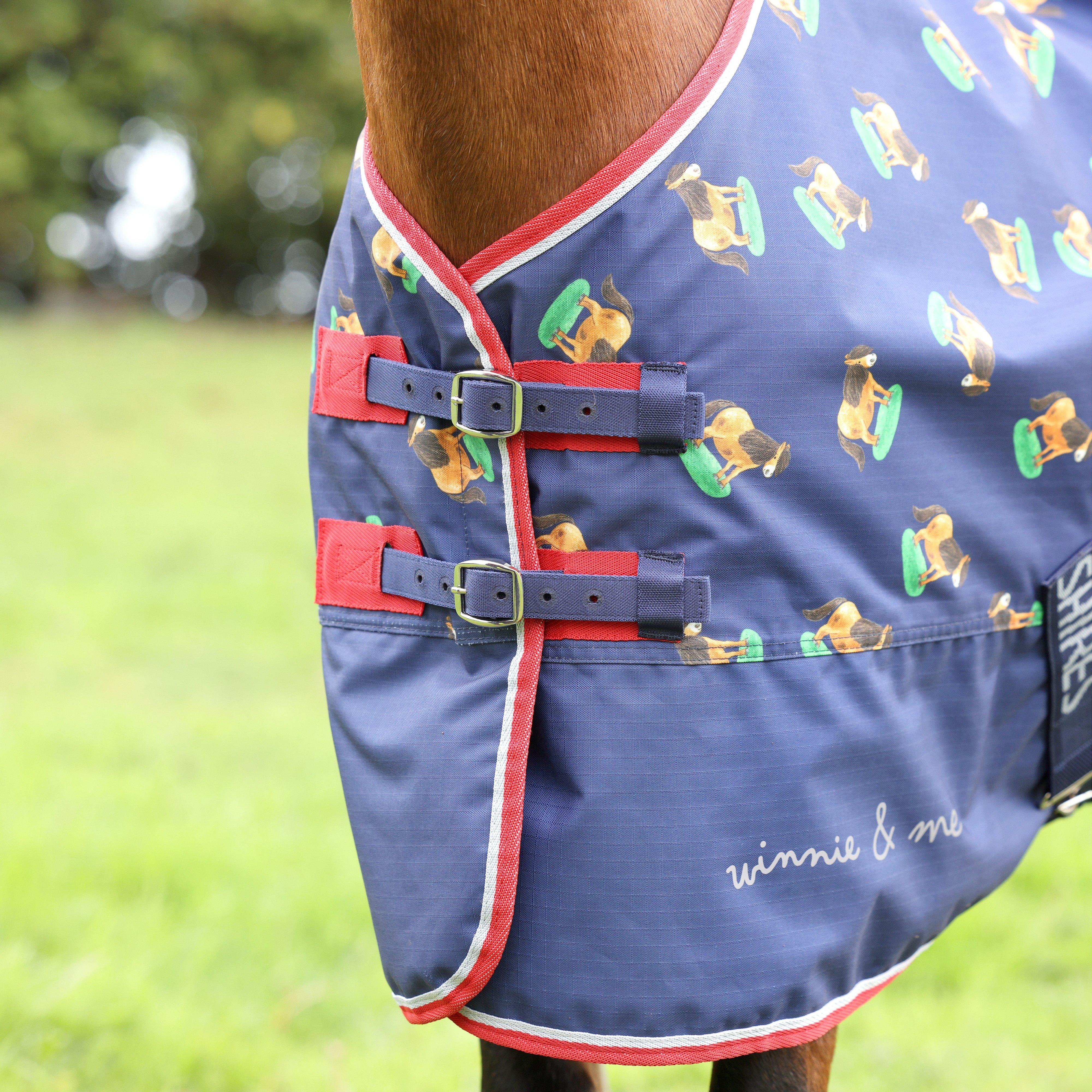 Winnie & Me Lite Turnout Rug Navy - Image 3