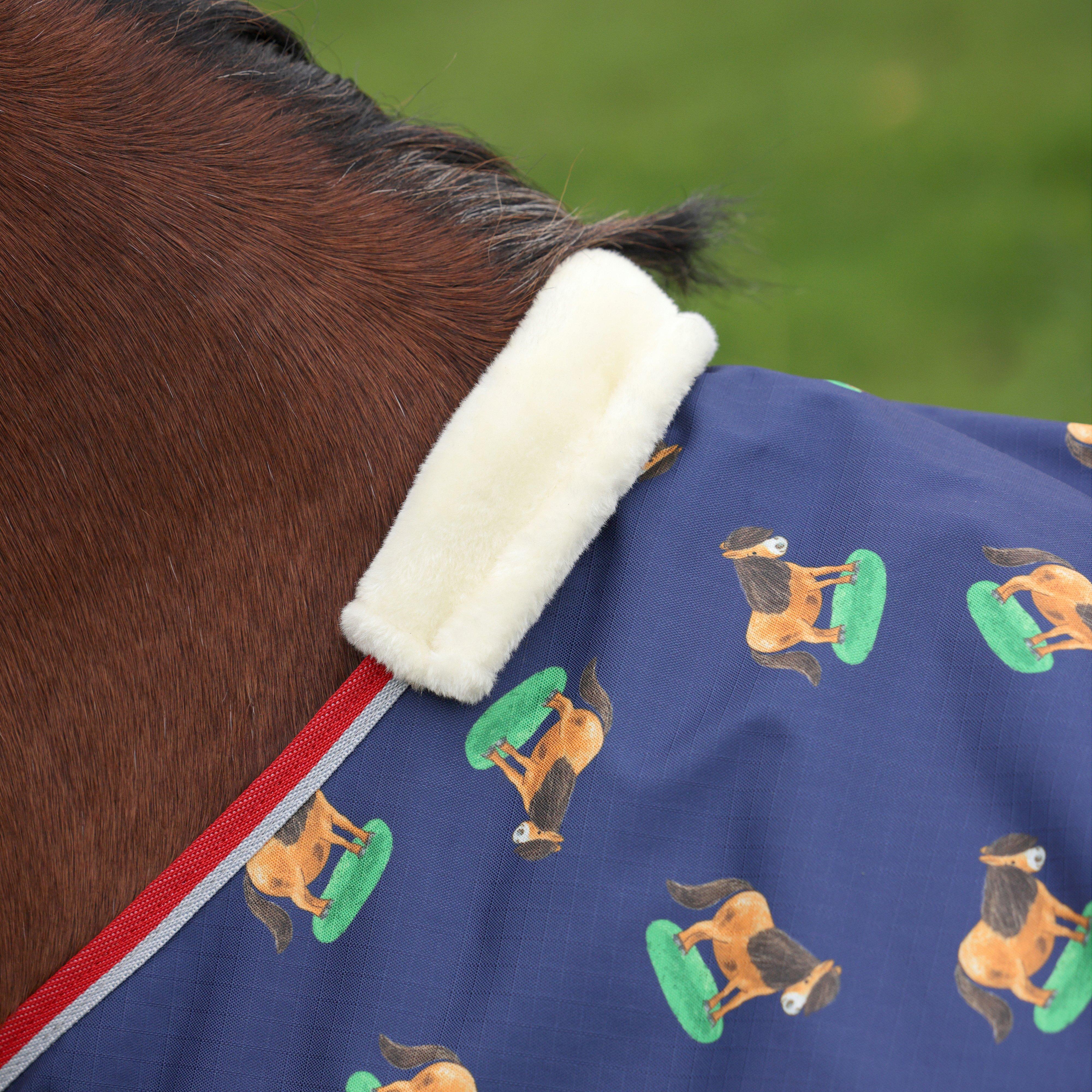 Winnie & Me Lite Turnout Rug Navy - Image 4