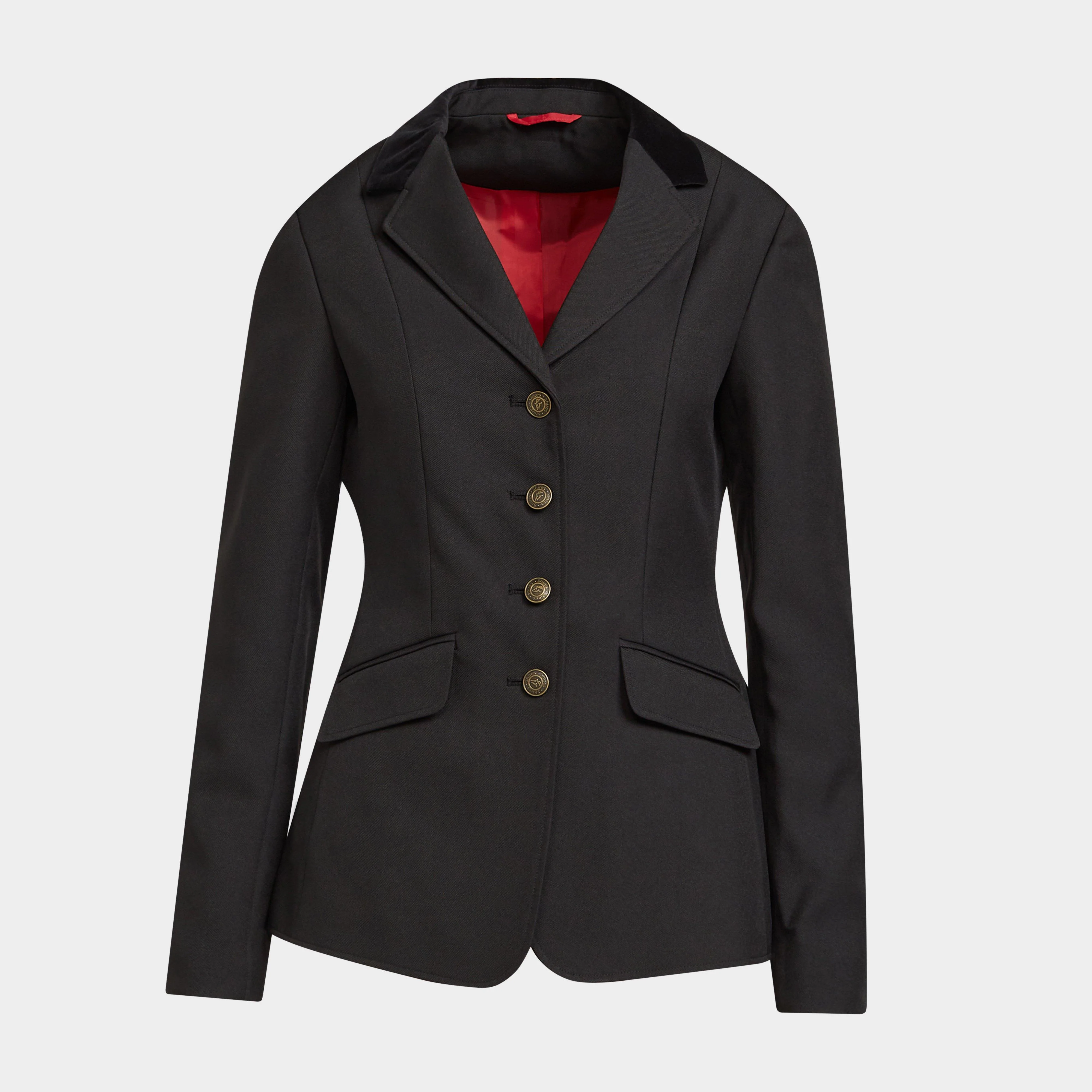Womens Aston Show Jacket Black - Image 8