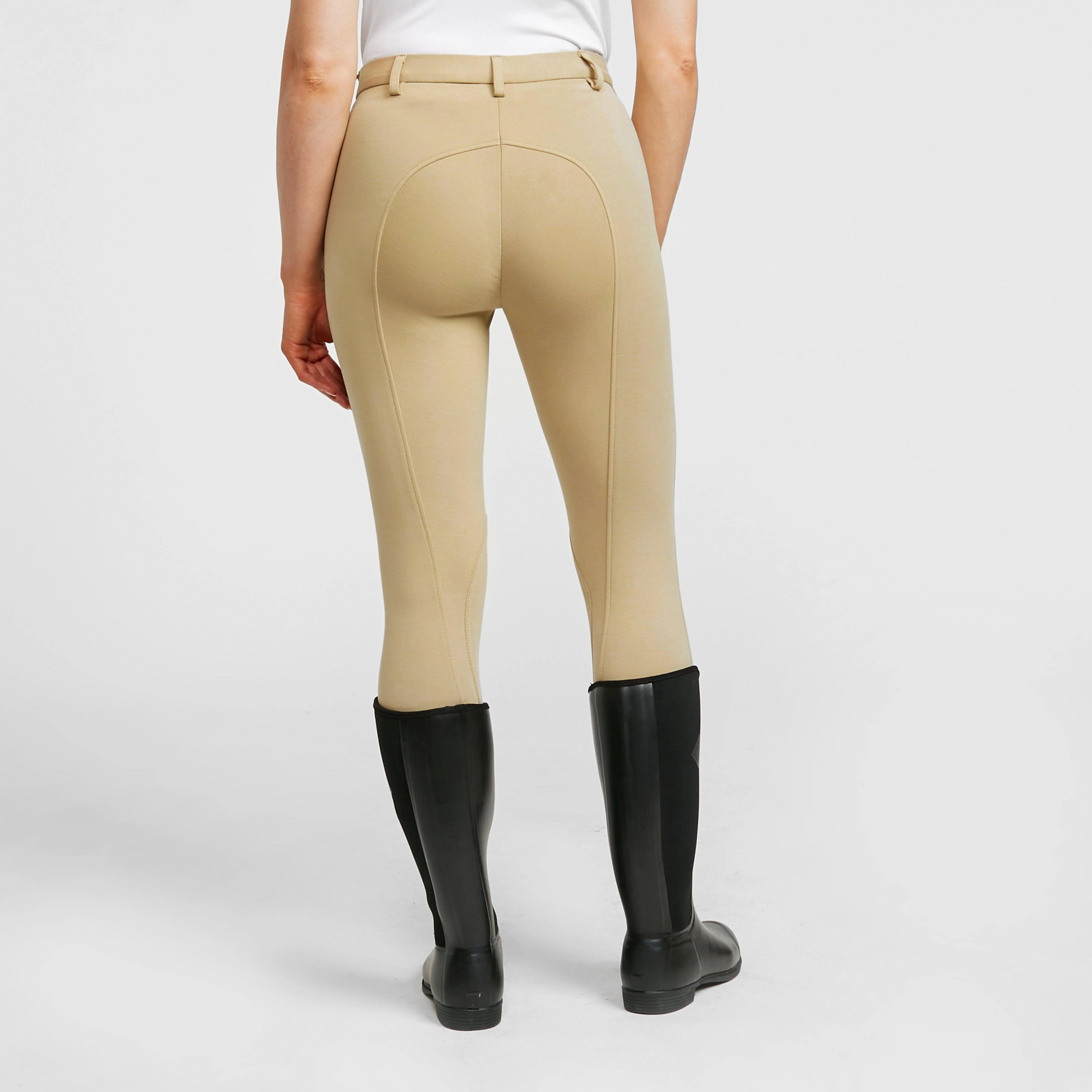 Womens Saddlehugger Breeches Beige - Image 2