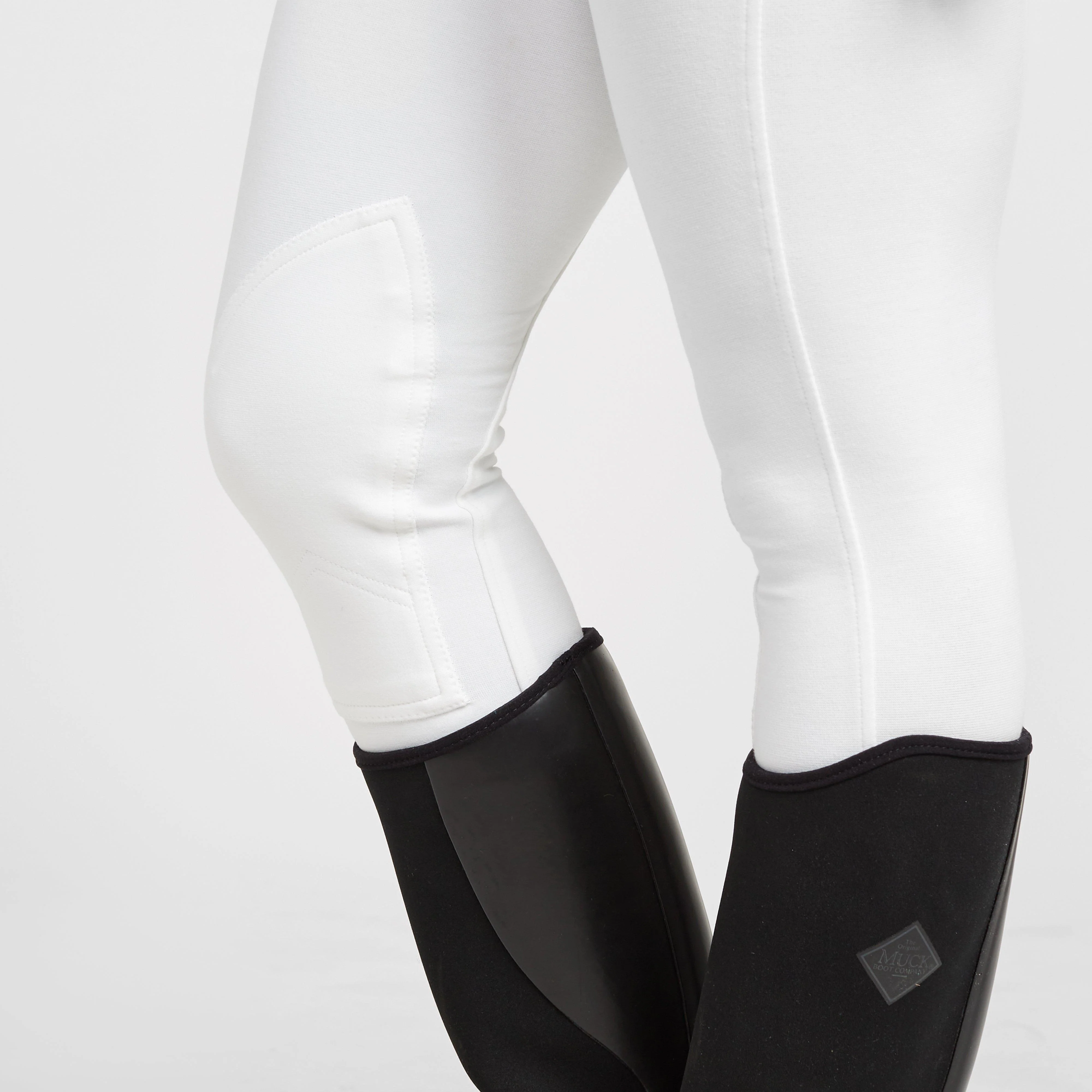 Womens Saddlehugger Breeches White - Image 5