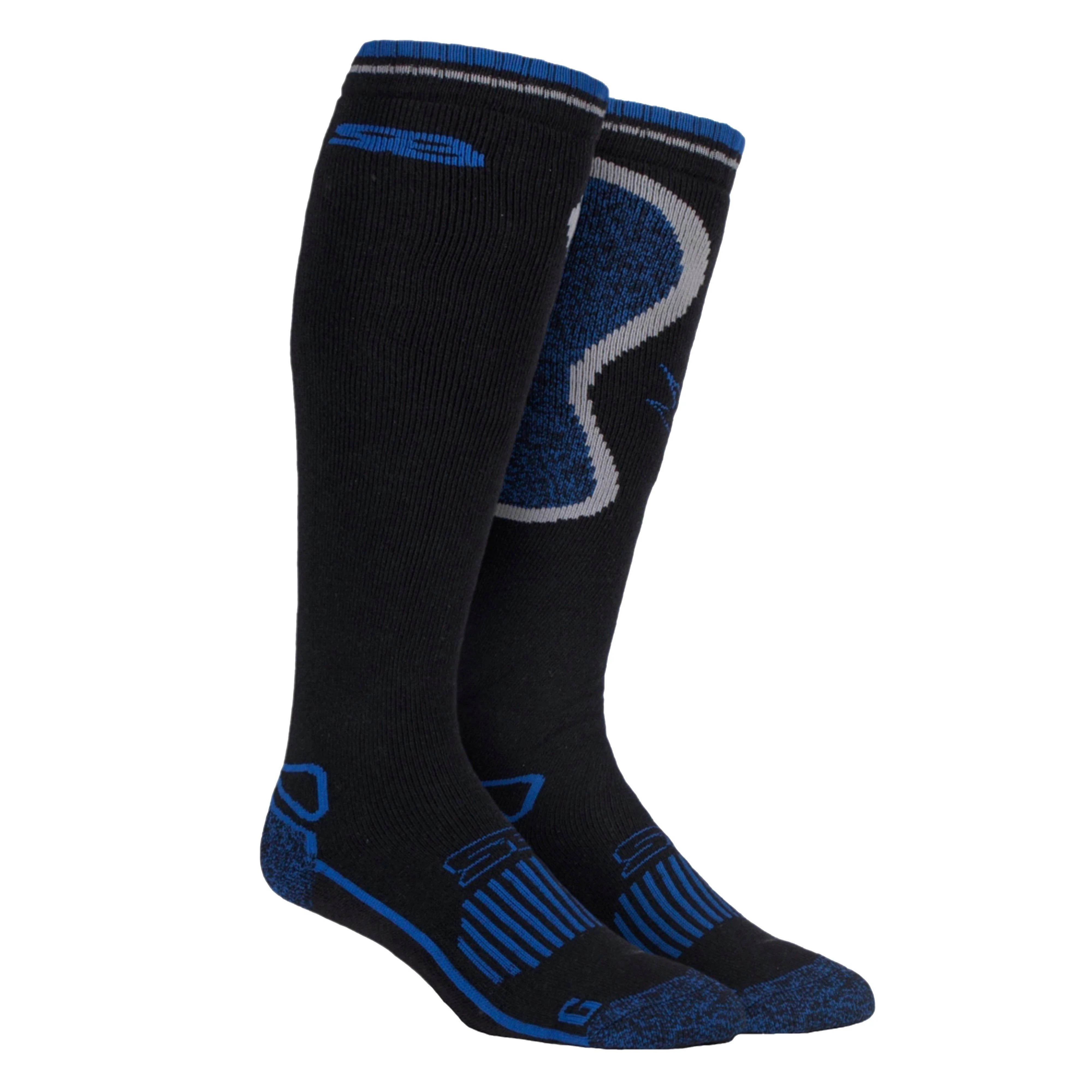 Mens Calderbeck Socks Black/Blue - Image 3