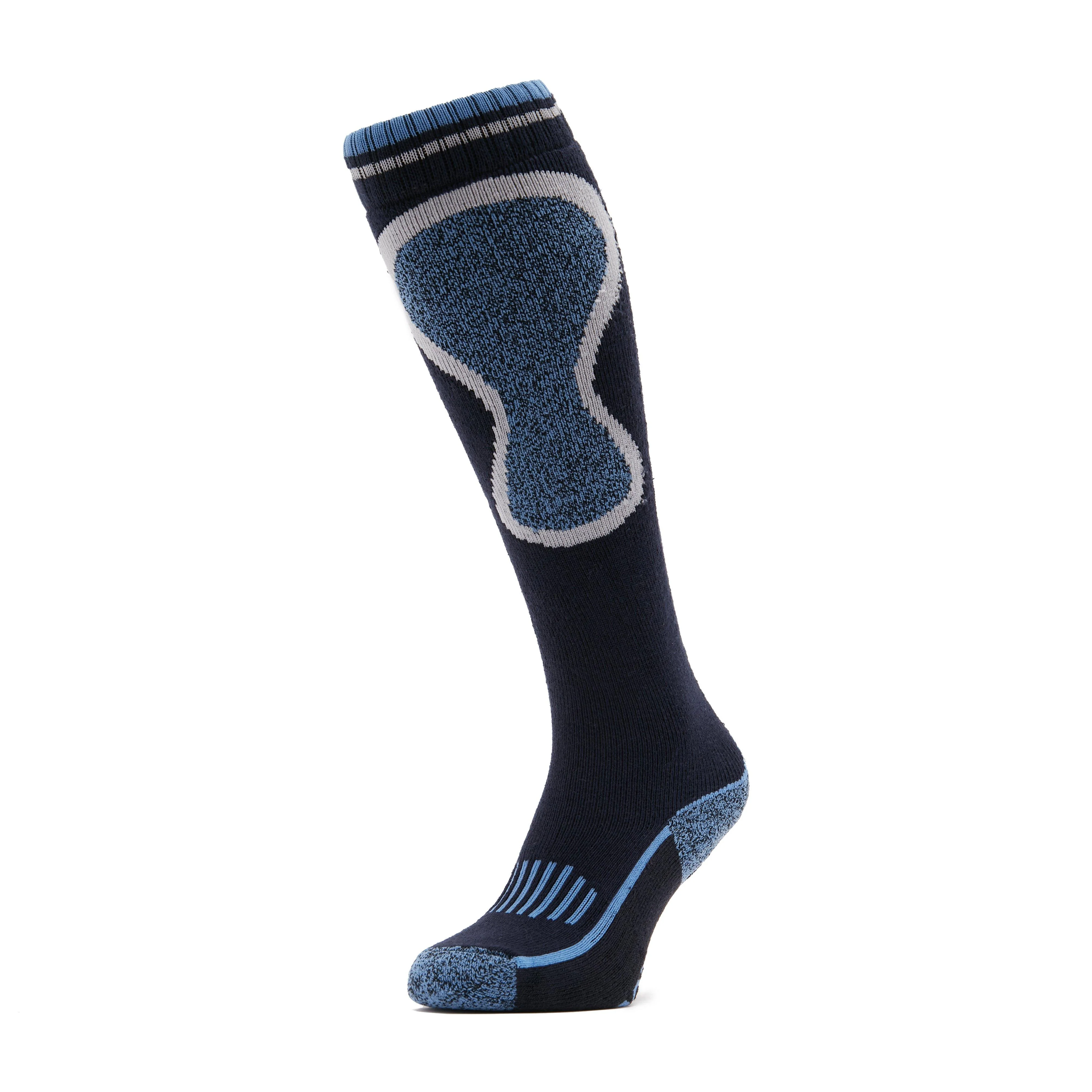 Womens Patterdale Logo Socks Navy/Blue - Image 6