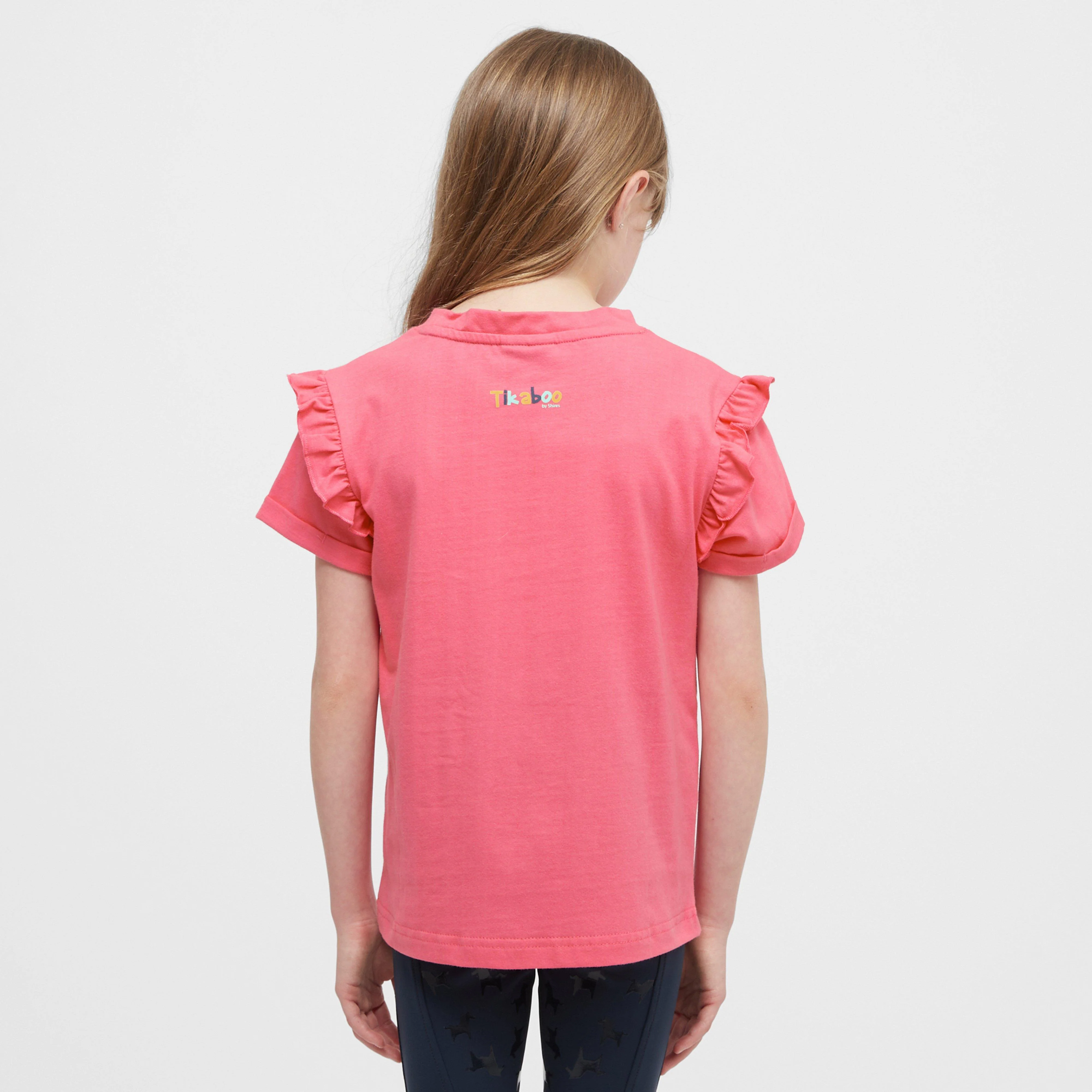 Kids Frill T-Shirt Pink - Image 2
