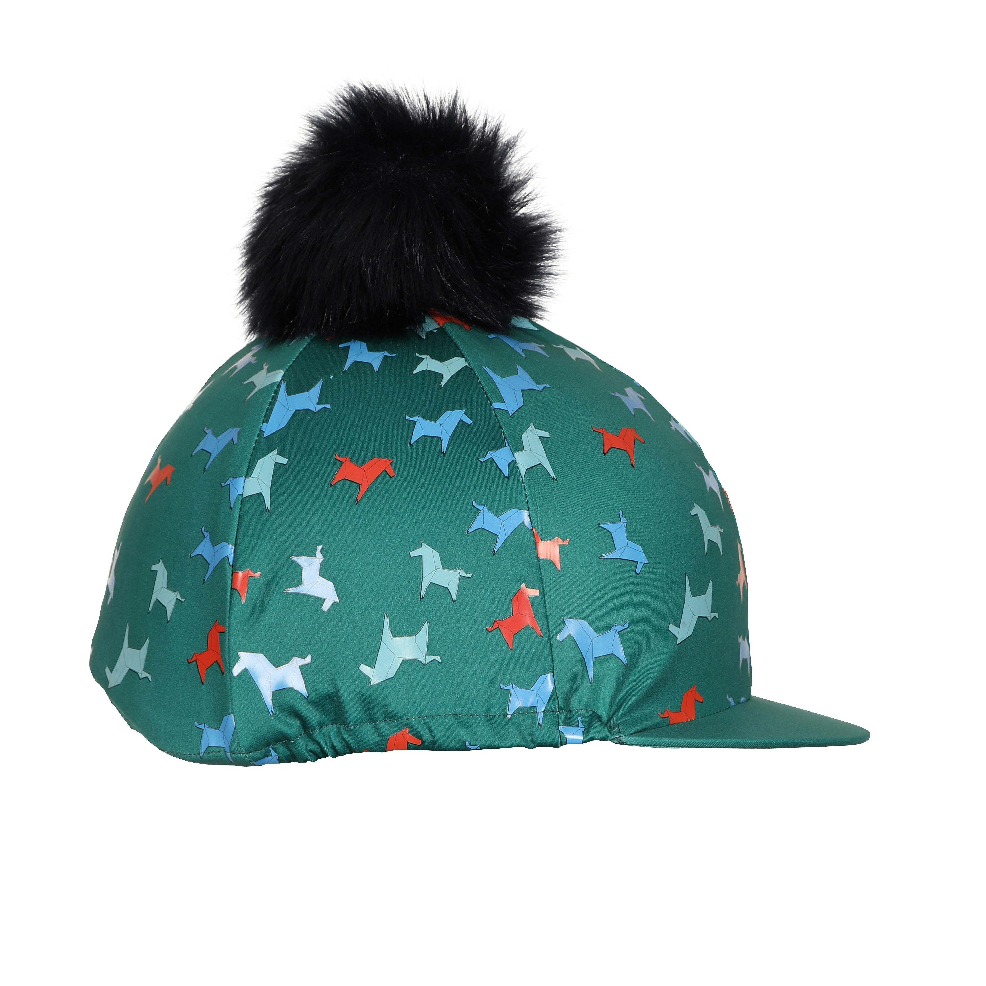 Kids Hat Cover Green Horse - Image 5