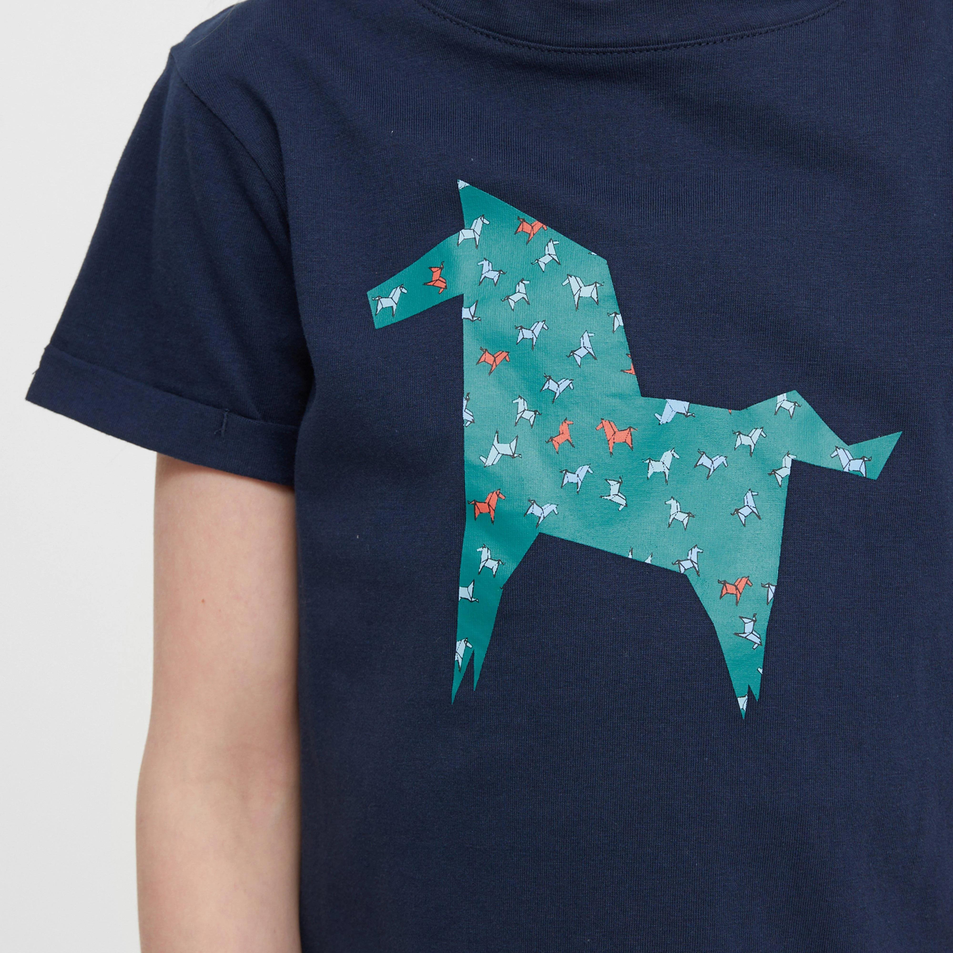 Kids T-Shirt Navy - Image 4