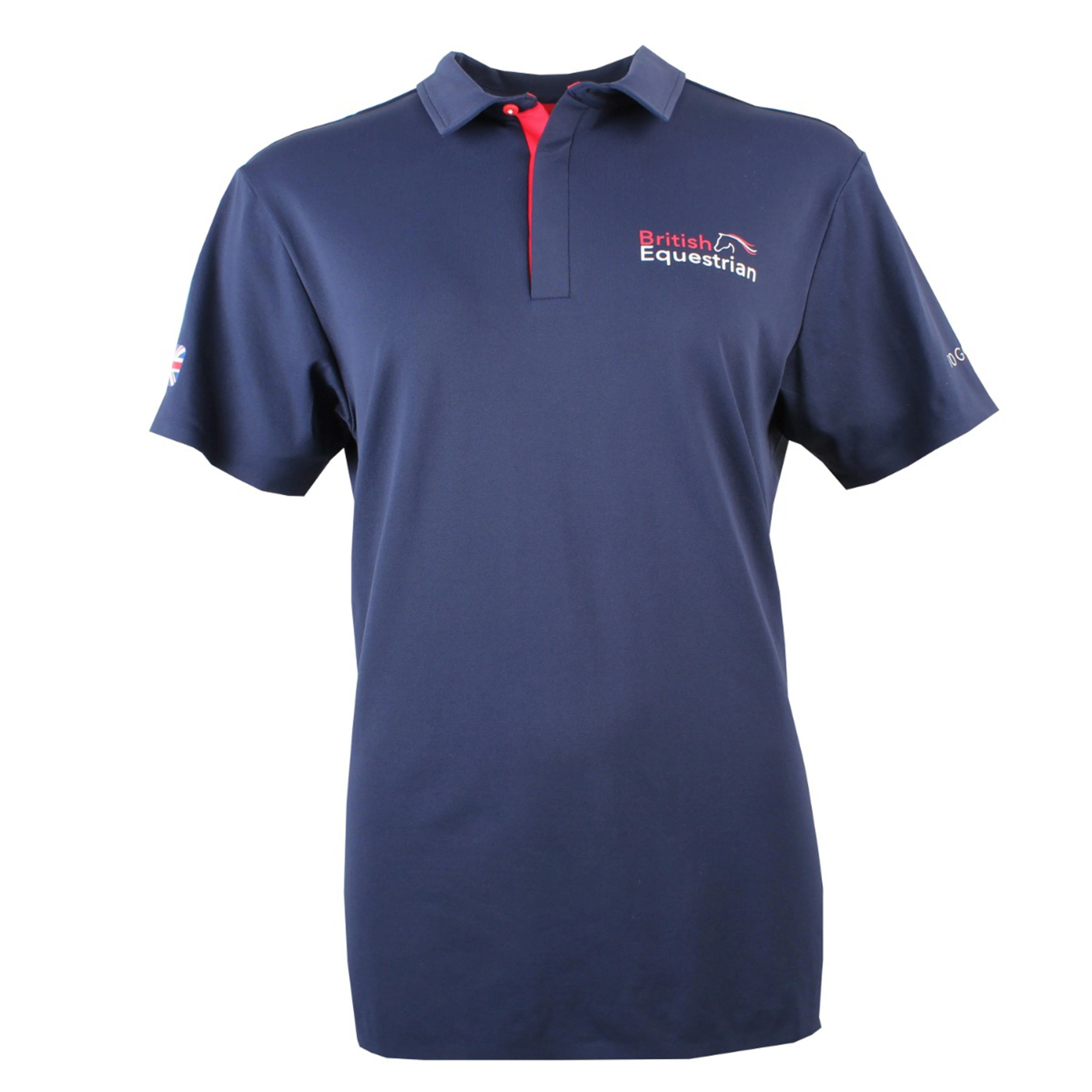Womens Airy GBR Technical Polo Shirt Navy - Image 2