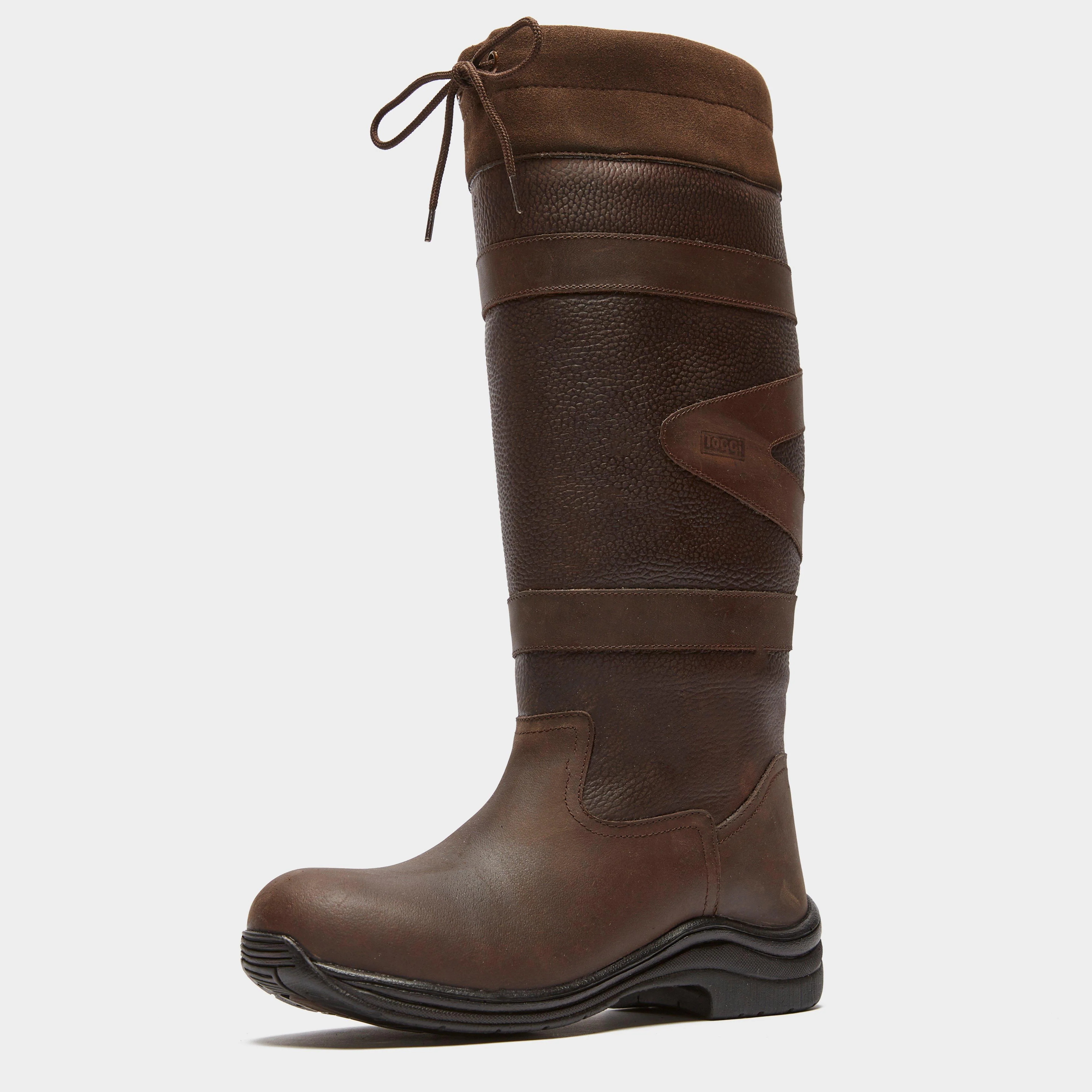Womens Canyon Riding Boots Chocolate - Image 3