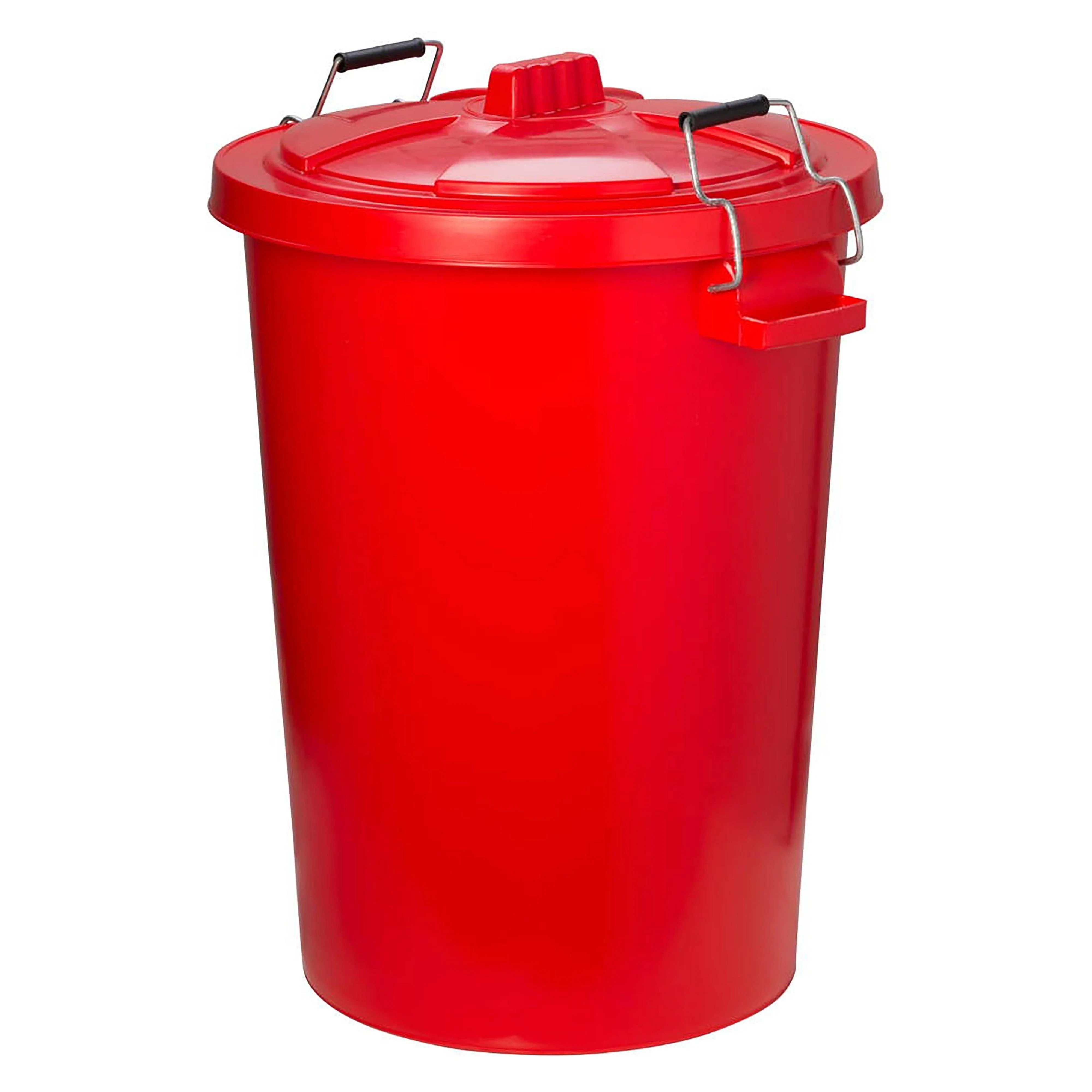 ProStable Dustbin and Lid Red - Image 2