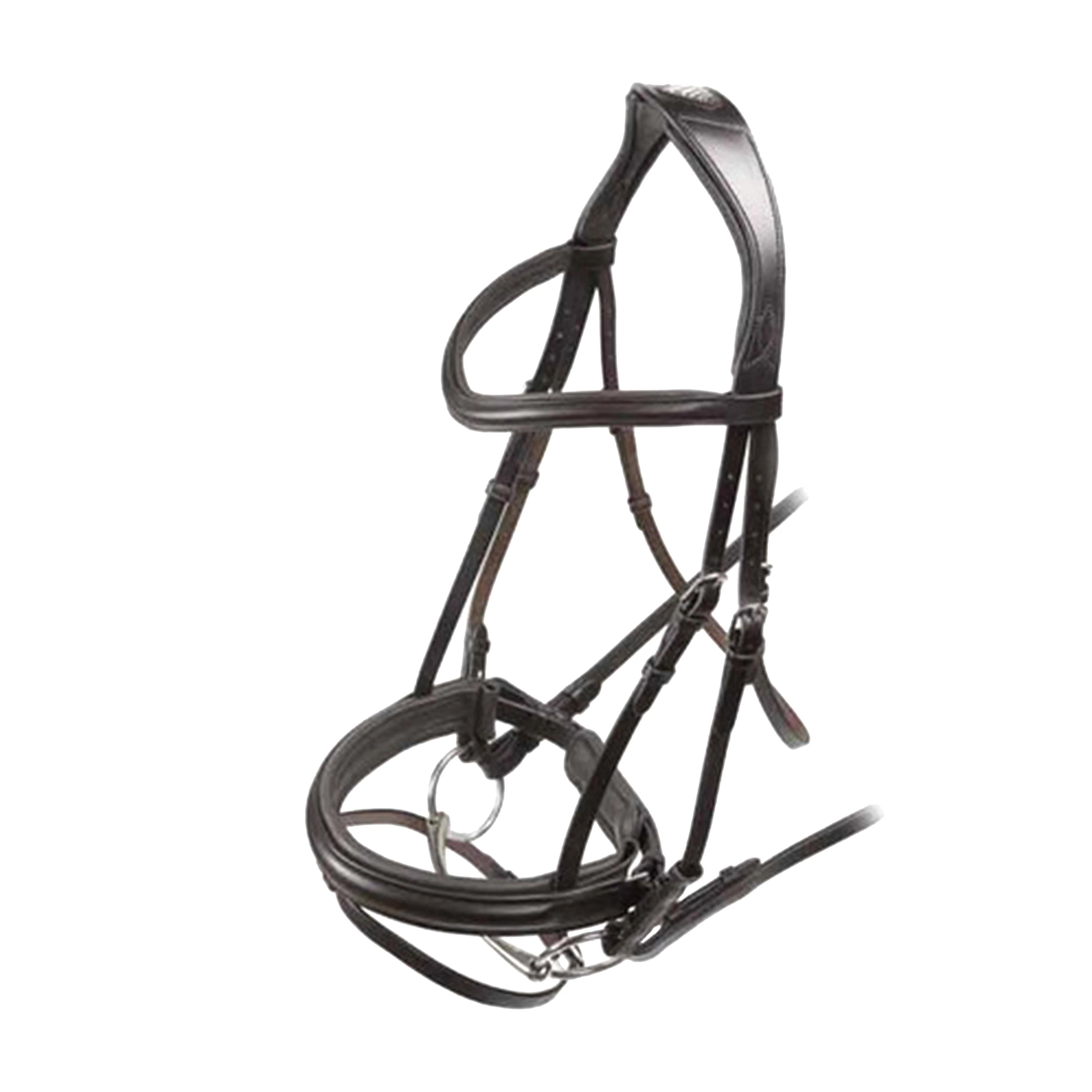 Dressage Flash Bridle Black - Image 12