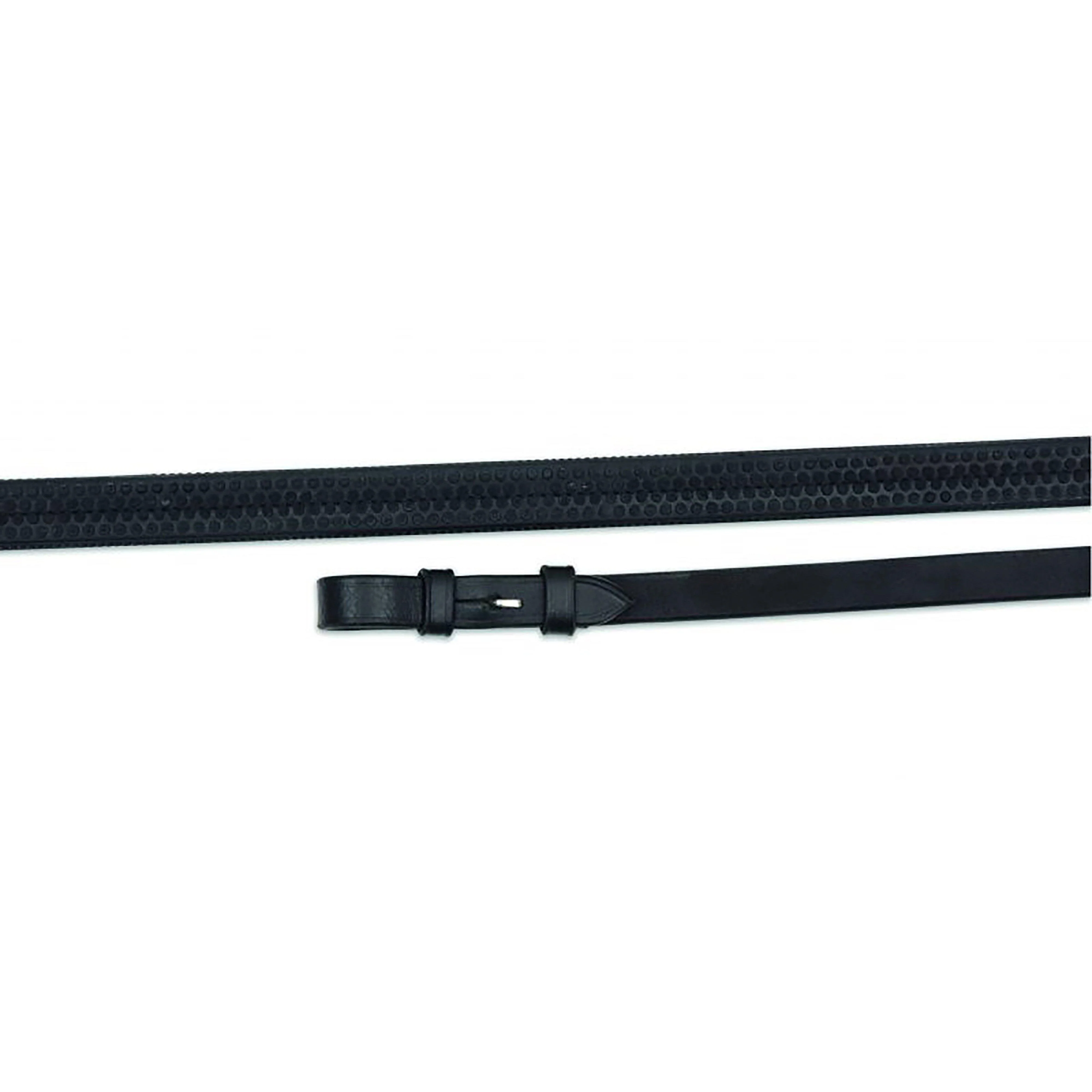 GARA Soft Rubber Grip Reins Black - Image 3