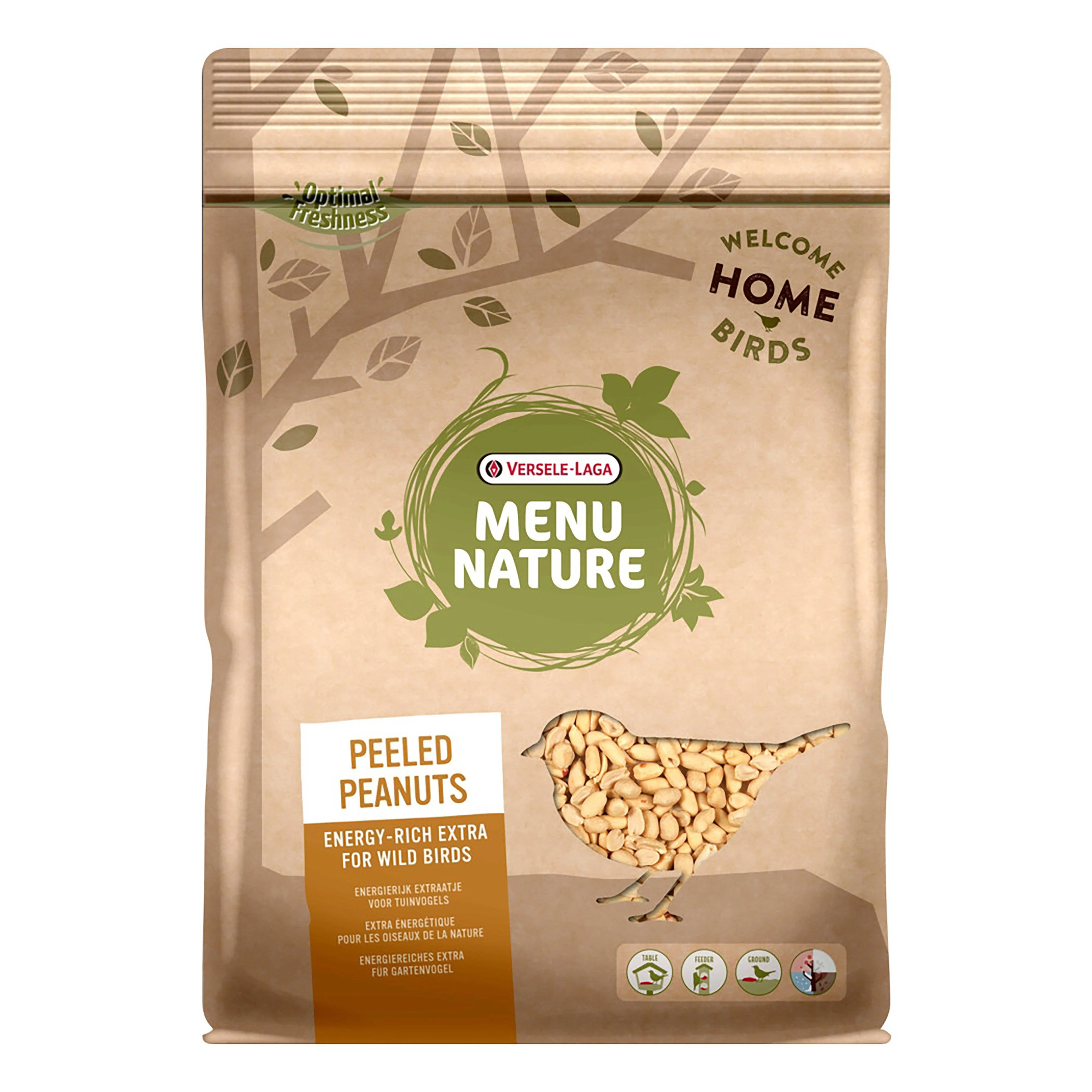 Versele Laga Menu Nature Peeled Peanuts 1kg - Image 3