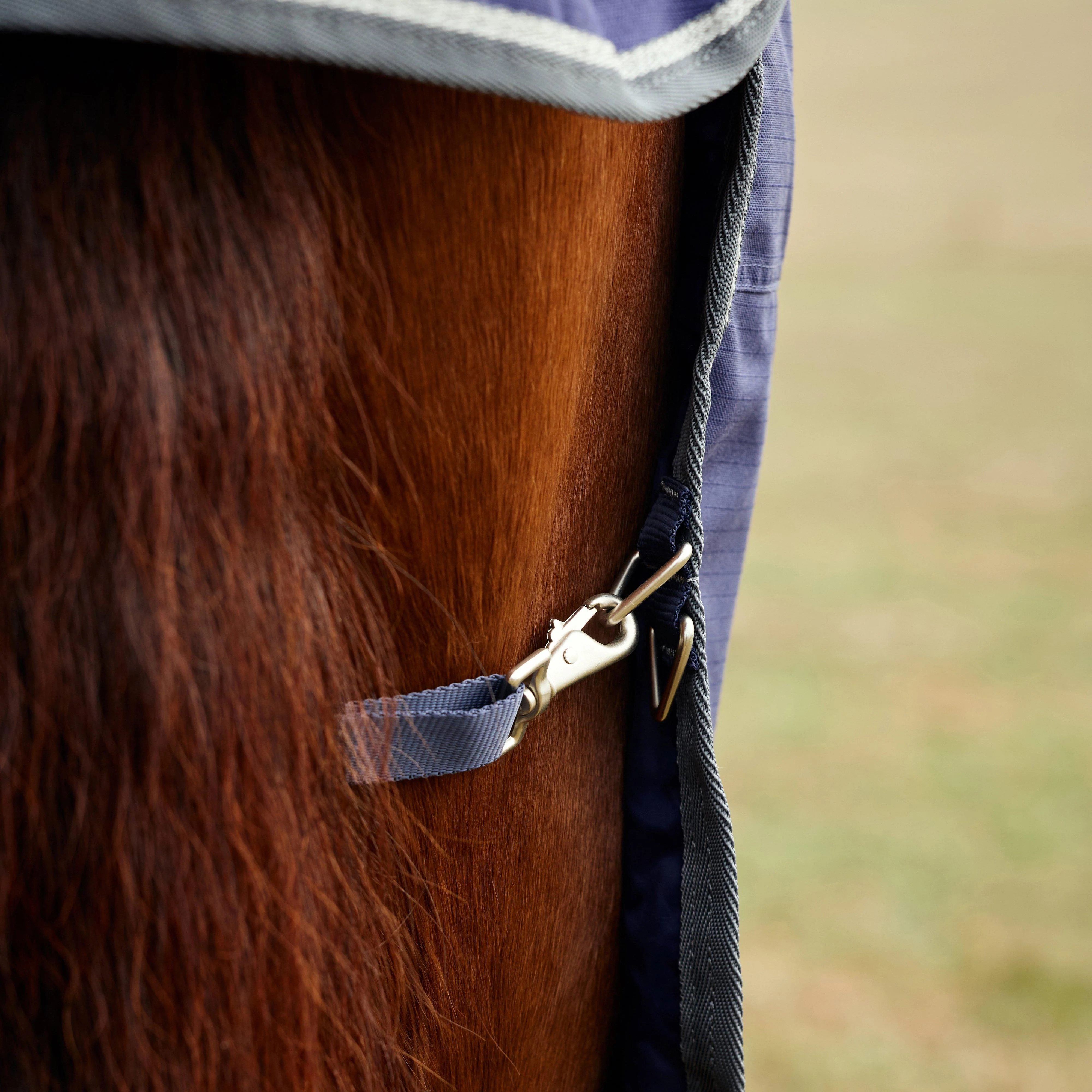 ComFiTec Tyro Combo Neck 50g Lite Plus Turnout Rug Navy - Image 5