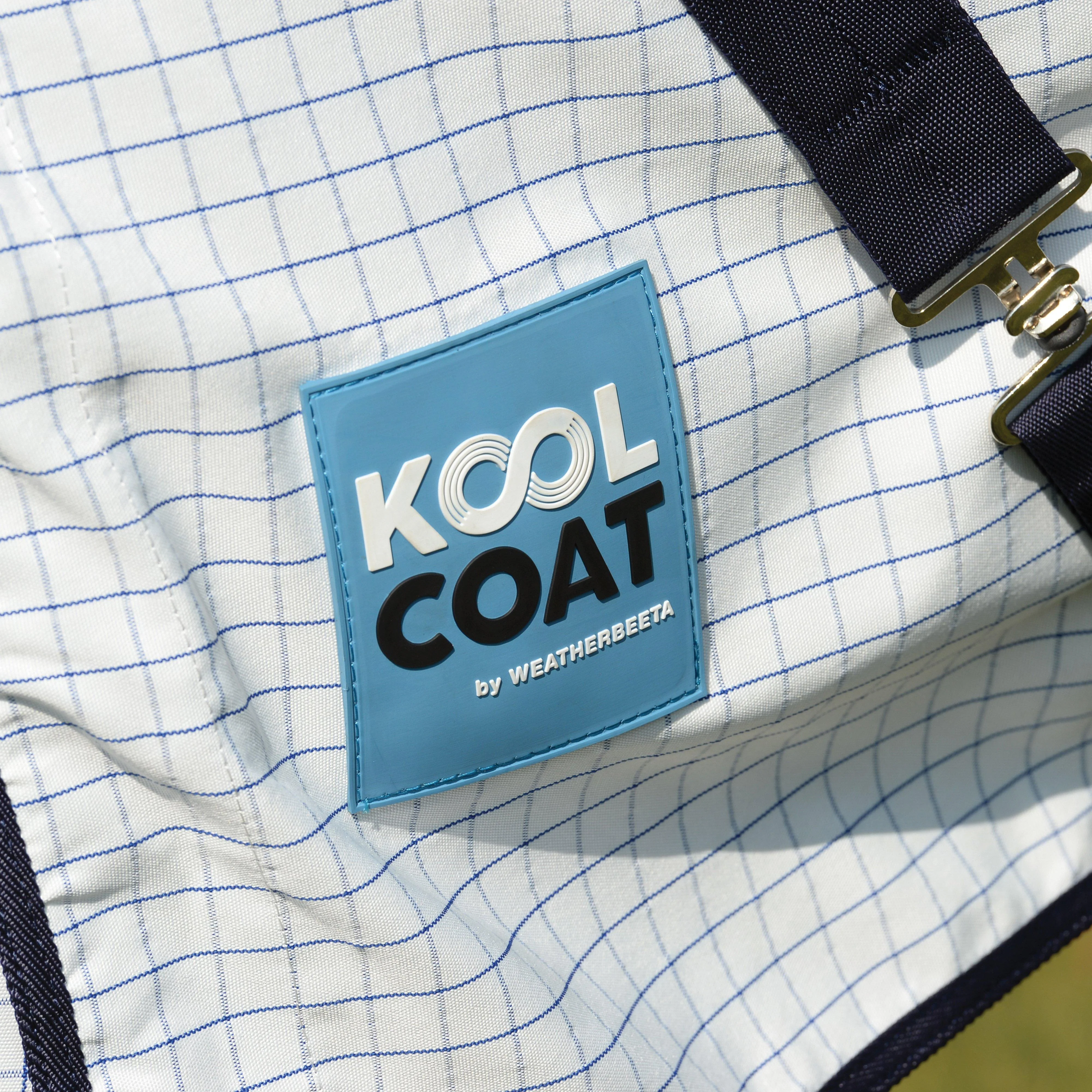 Kool Coat Classic III Combo Neck Sheet White/Navy - Image 3