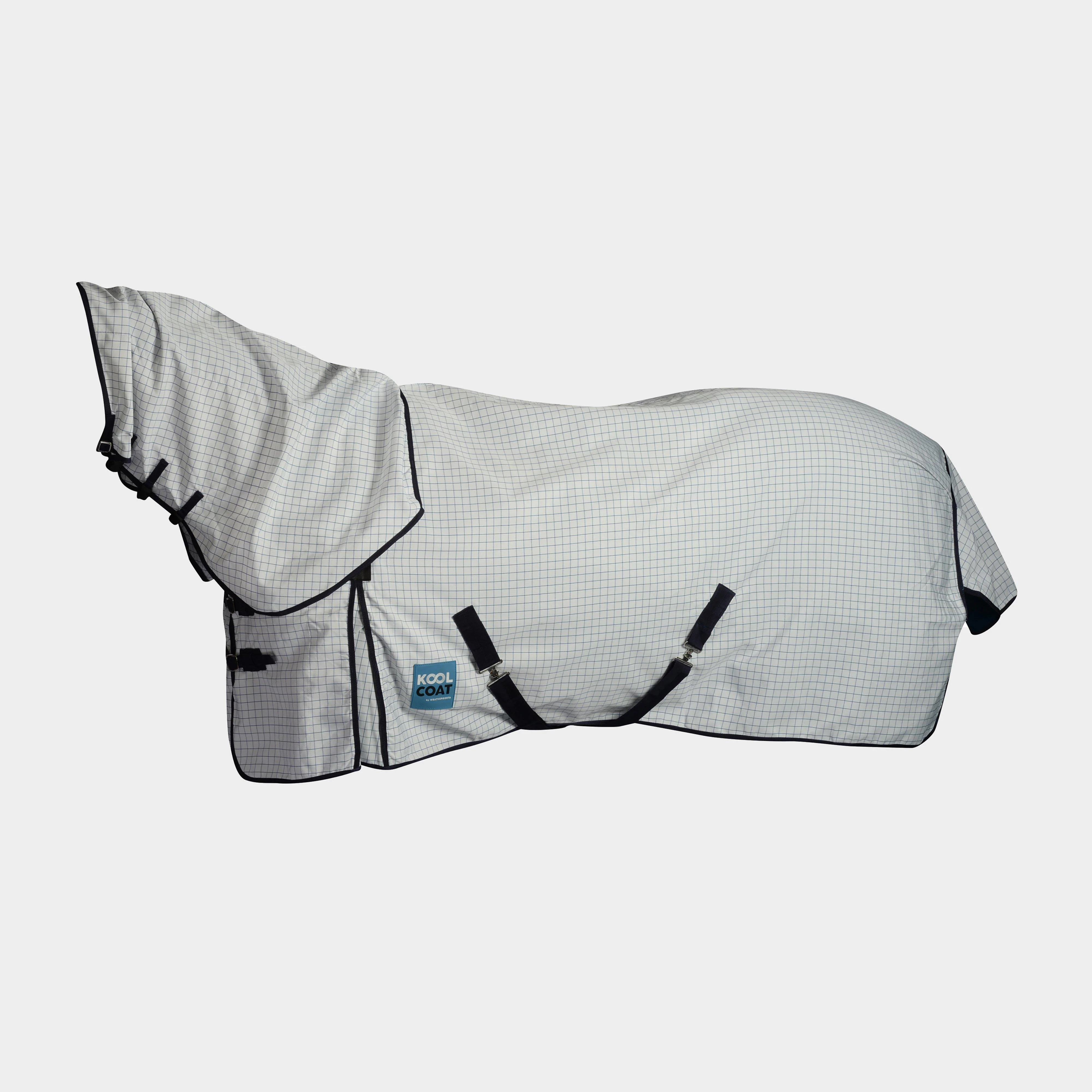 Kool Coat Classic III Combo Neck Sheet White/Navy - Image 4