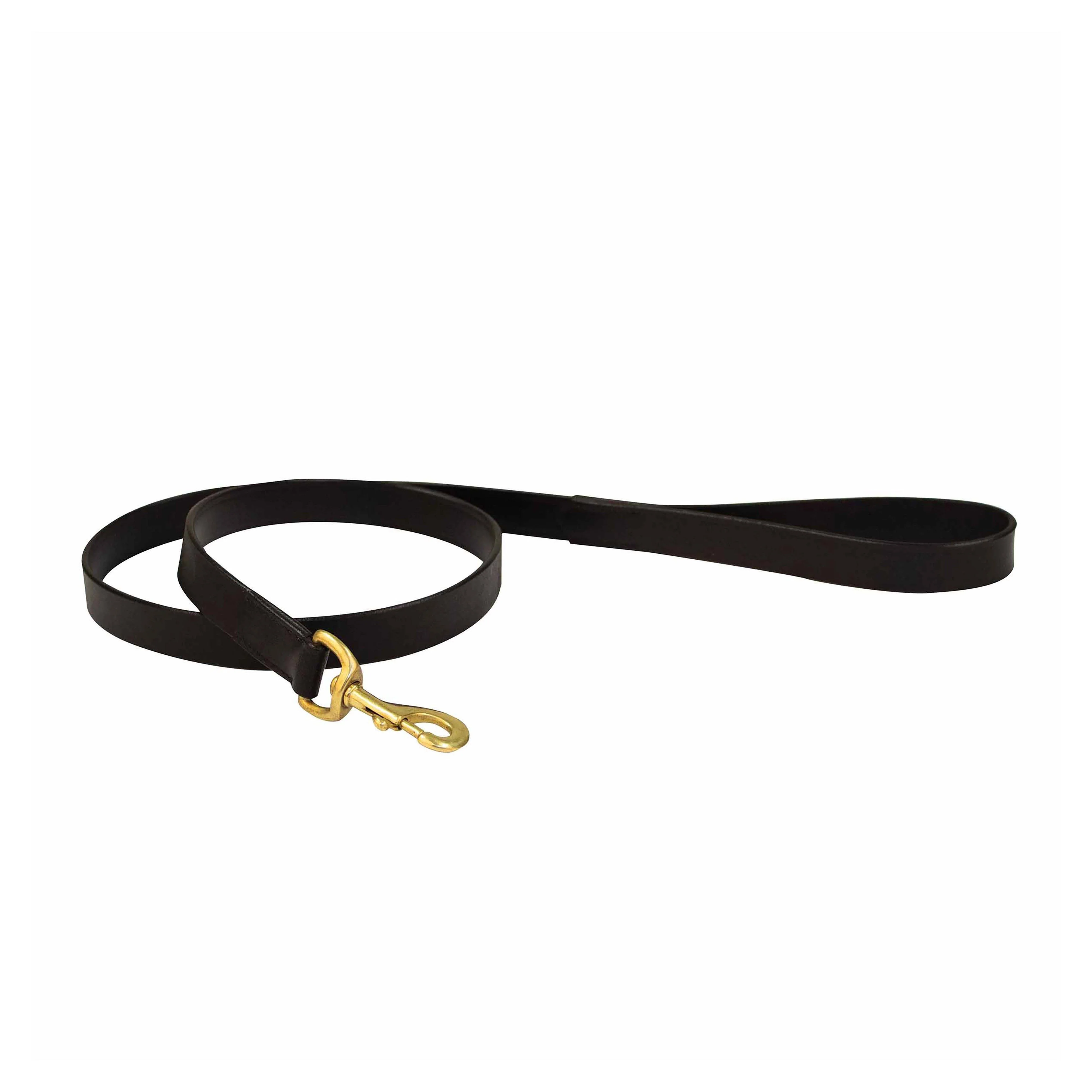 Leather Dog Lead Black - Image 3
