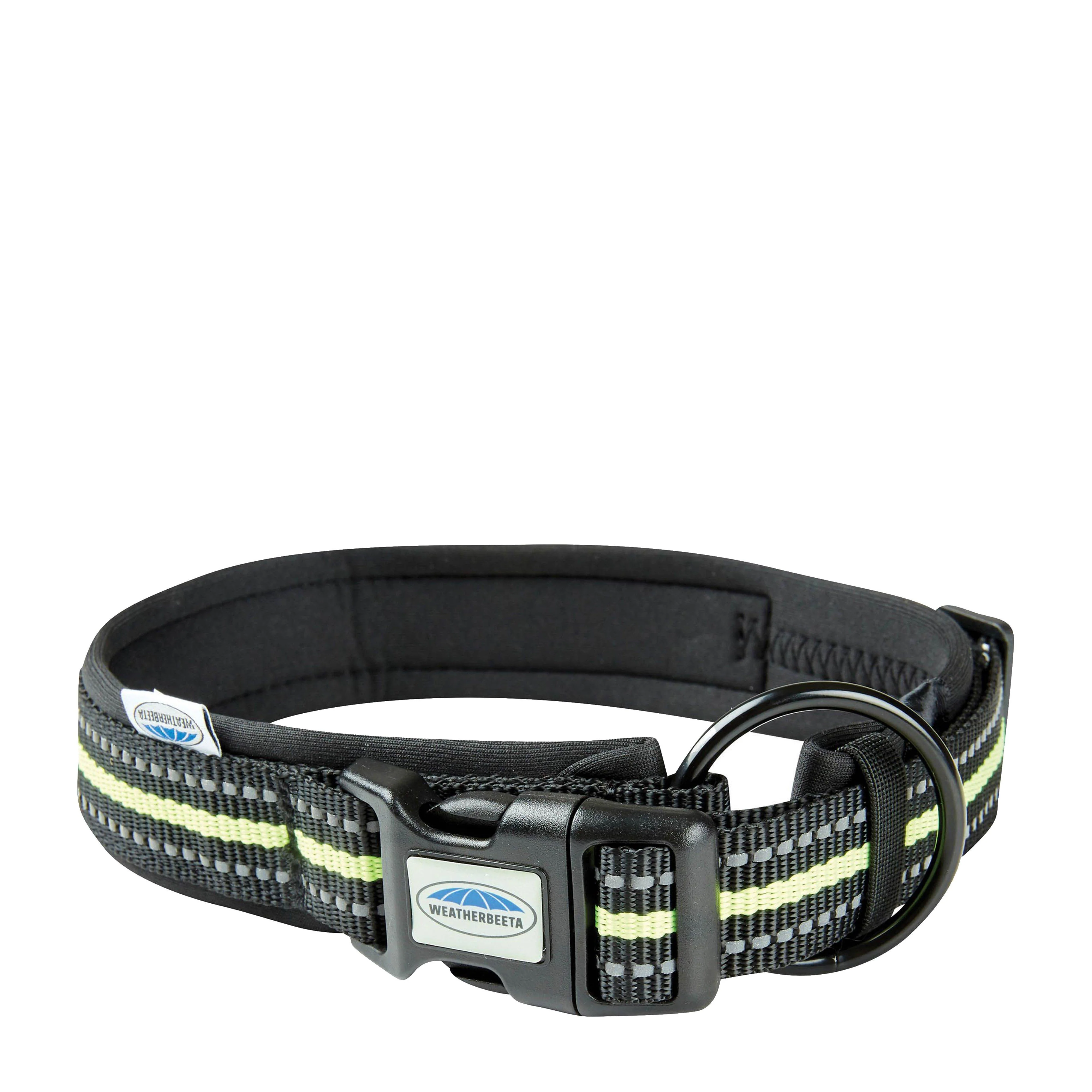 Reflective Dog Collar Black/Yellow - Image 5
