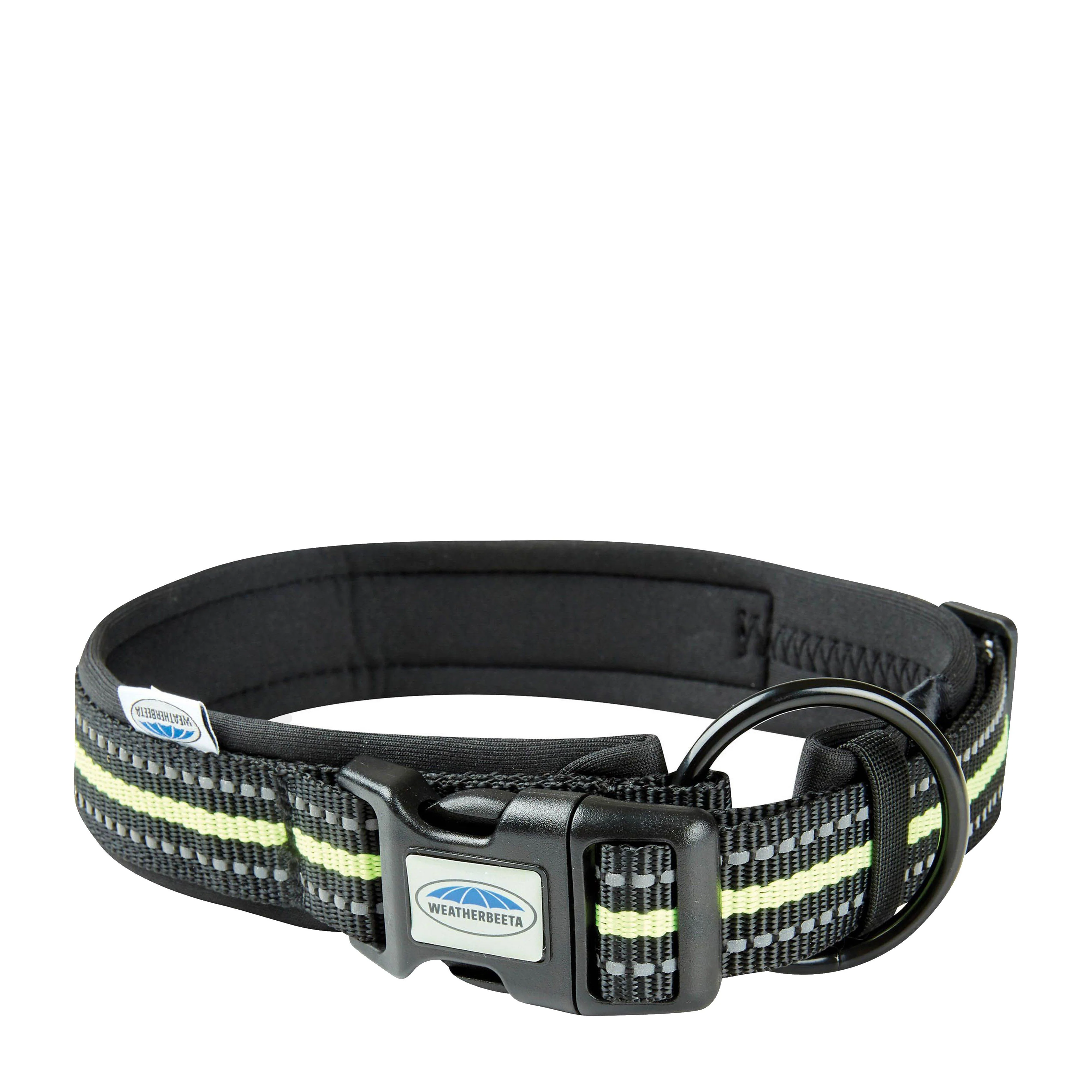 Reflective Dog Collar Black/Yellow - Image 5