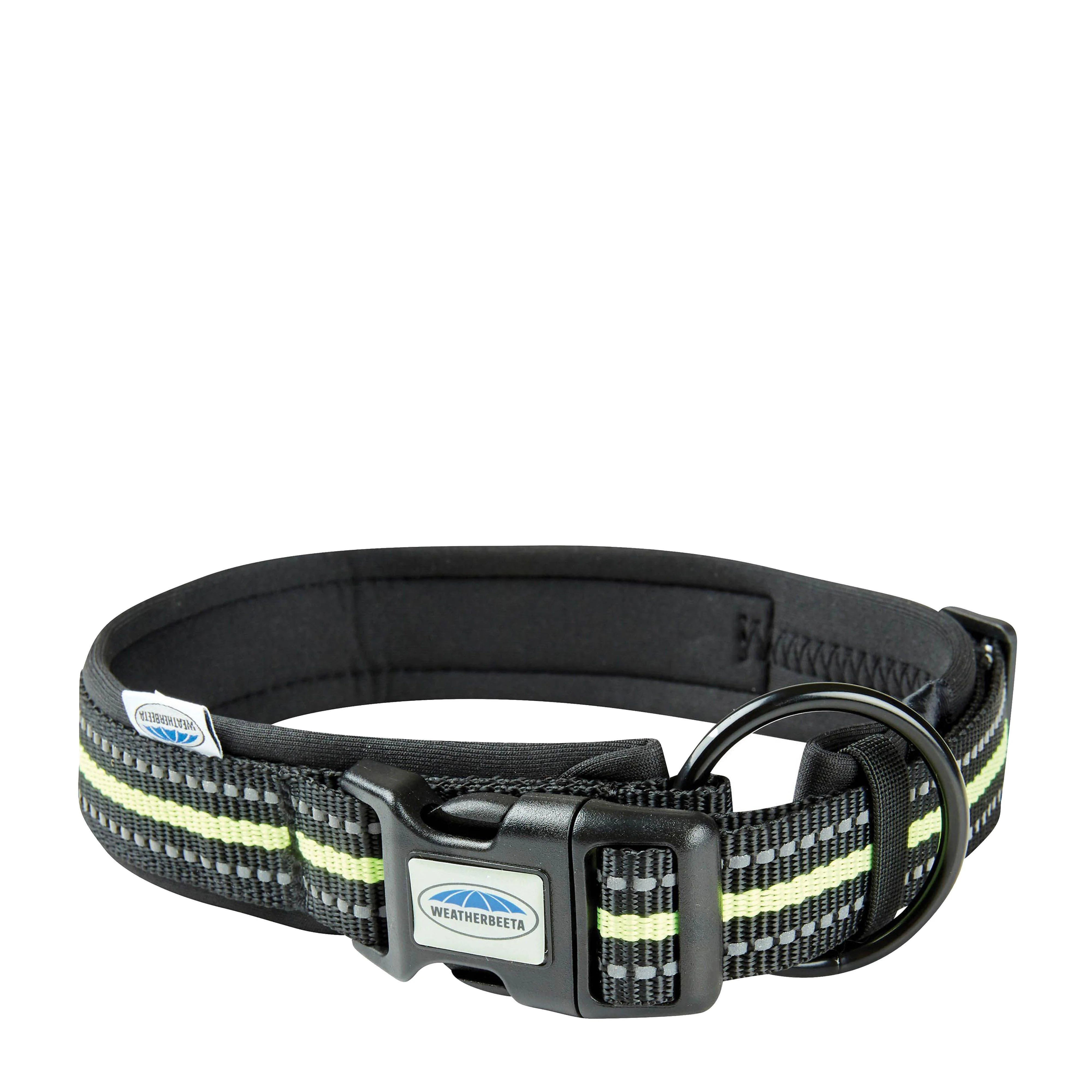Reflective Dog Collar Black/Yellow - Image 5