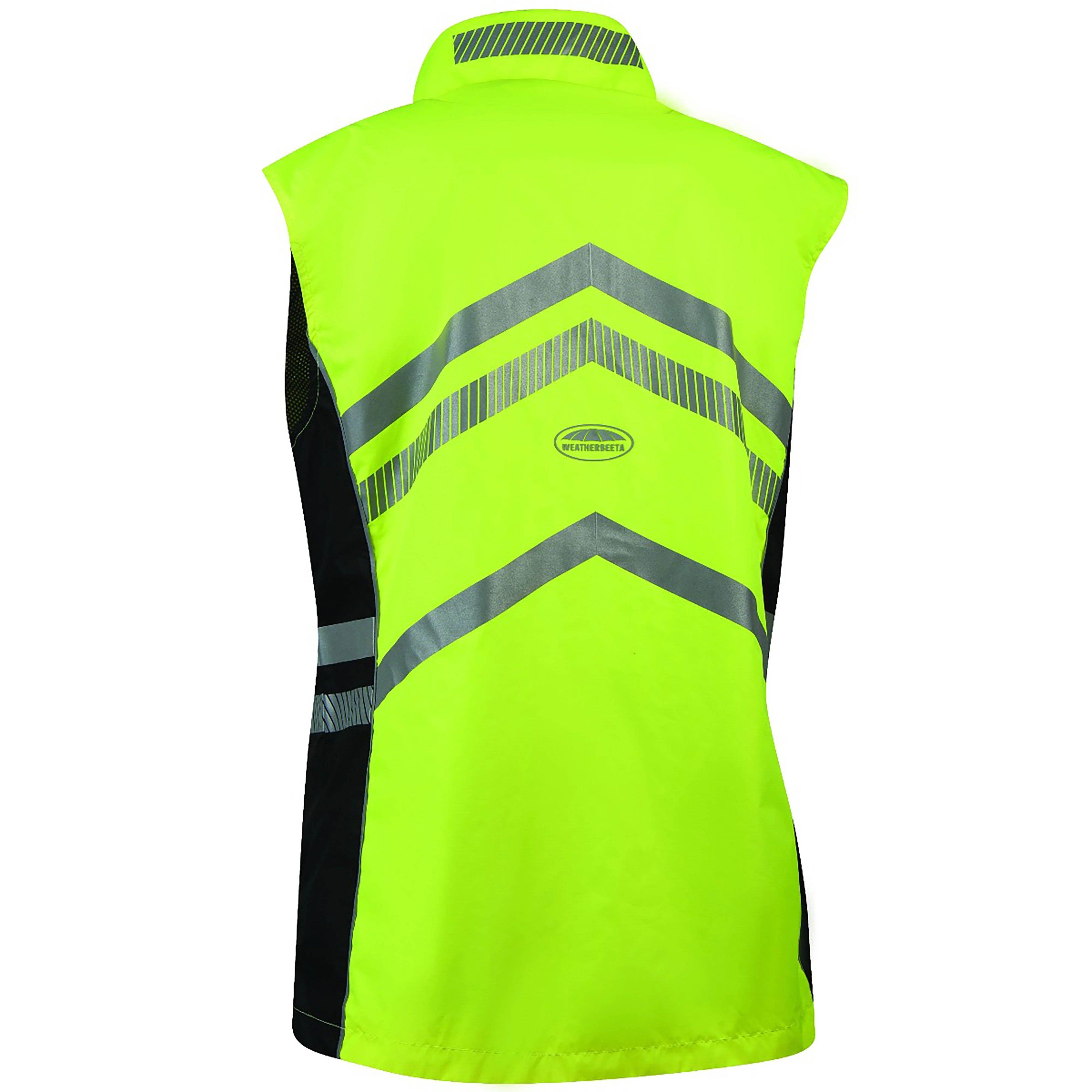 Reflective Lightweight Waterproof Vest Yellow - Image 2