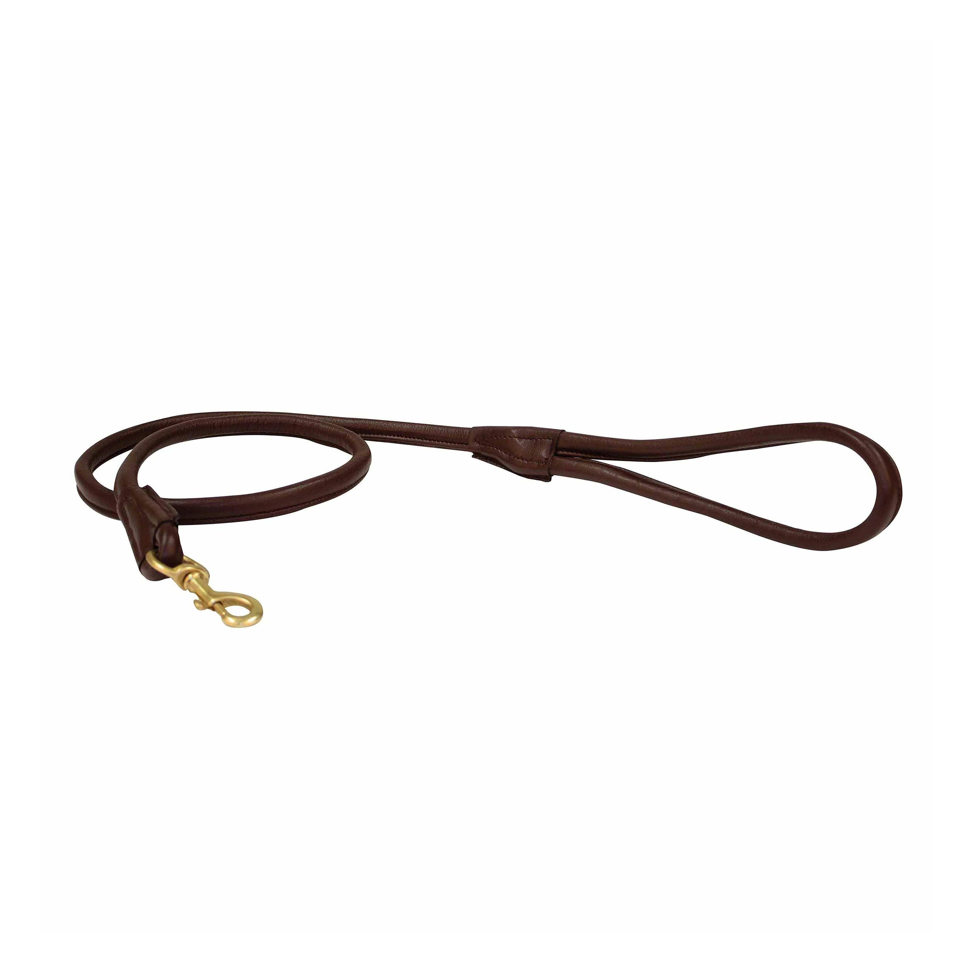 Rolled Leather Lead Brown - Image 3