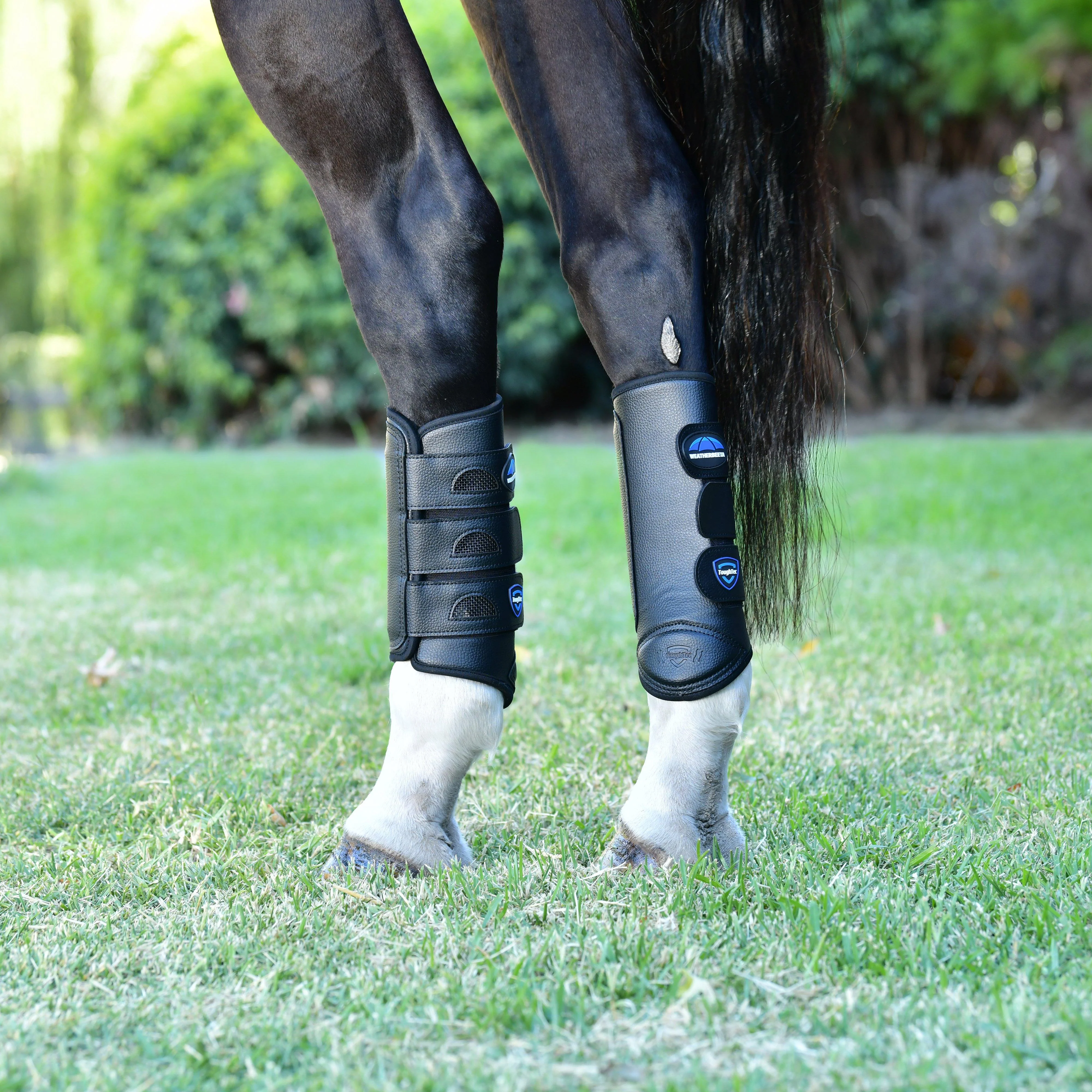 Tough-Tec Eventing Hind Boots | Black - Image 6