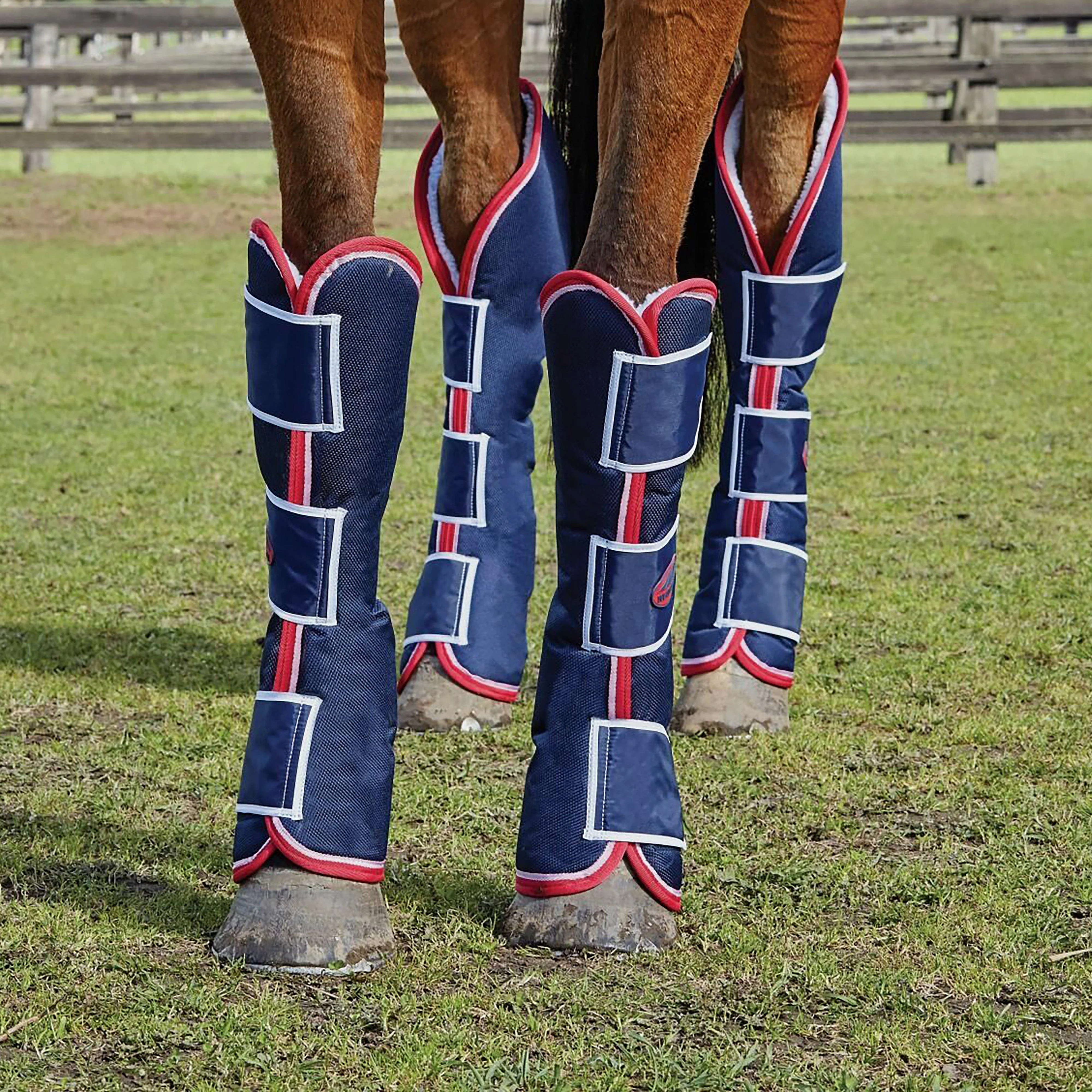 Travel Boots Navy/Red/White - Image 2