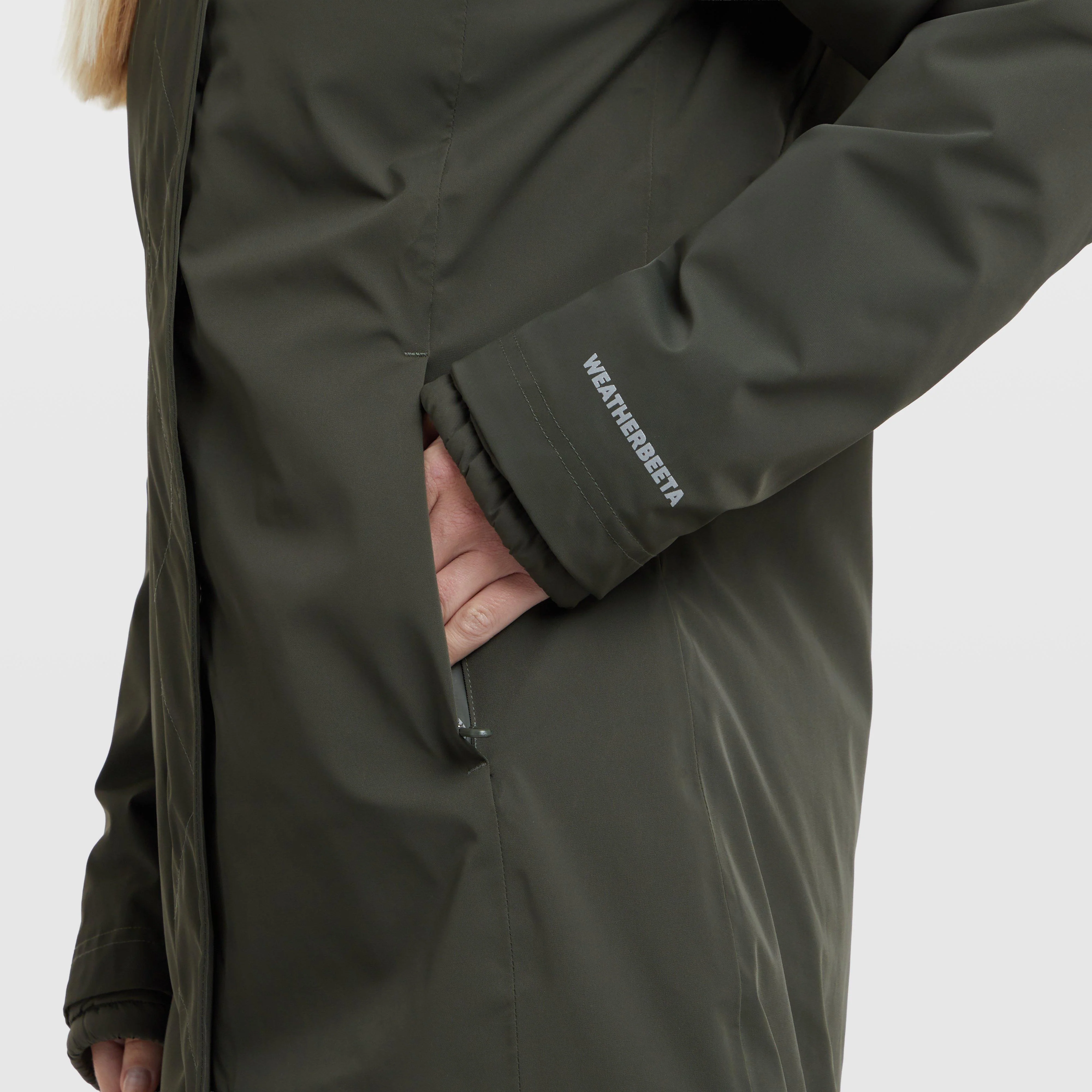 Women's All Purpose Waterproof Longline Equestrian Jacket - Image 6