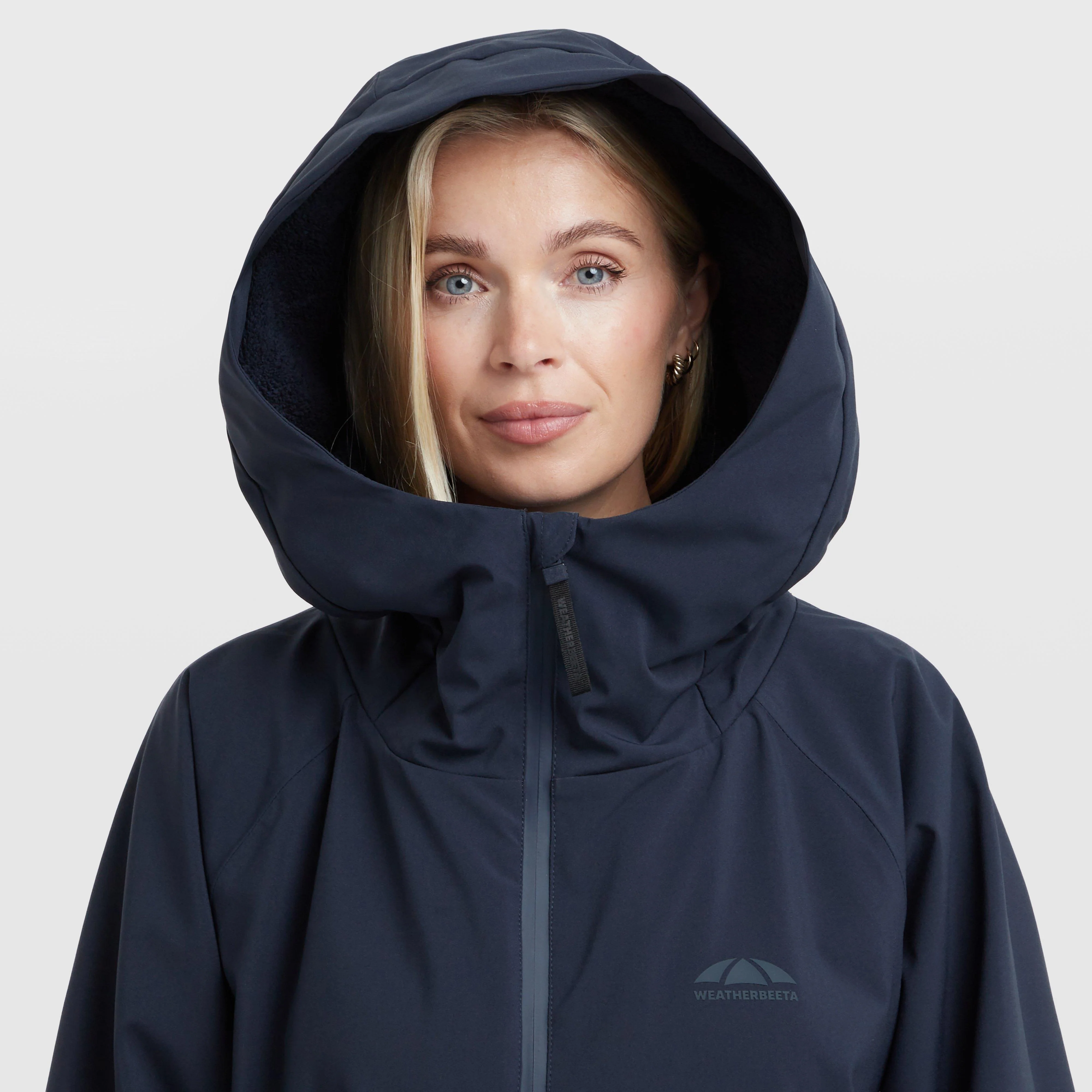 Women's All Weather Field Jacket Navy - Image 4