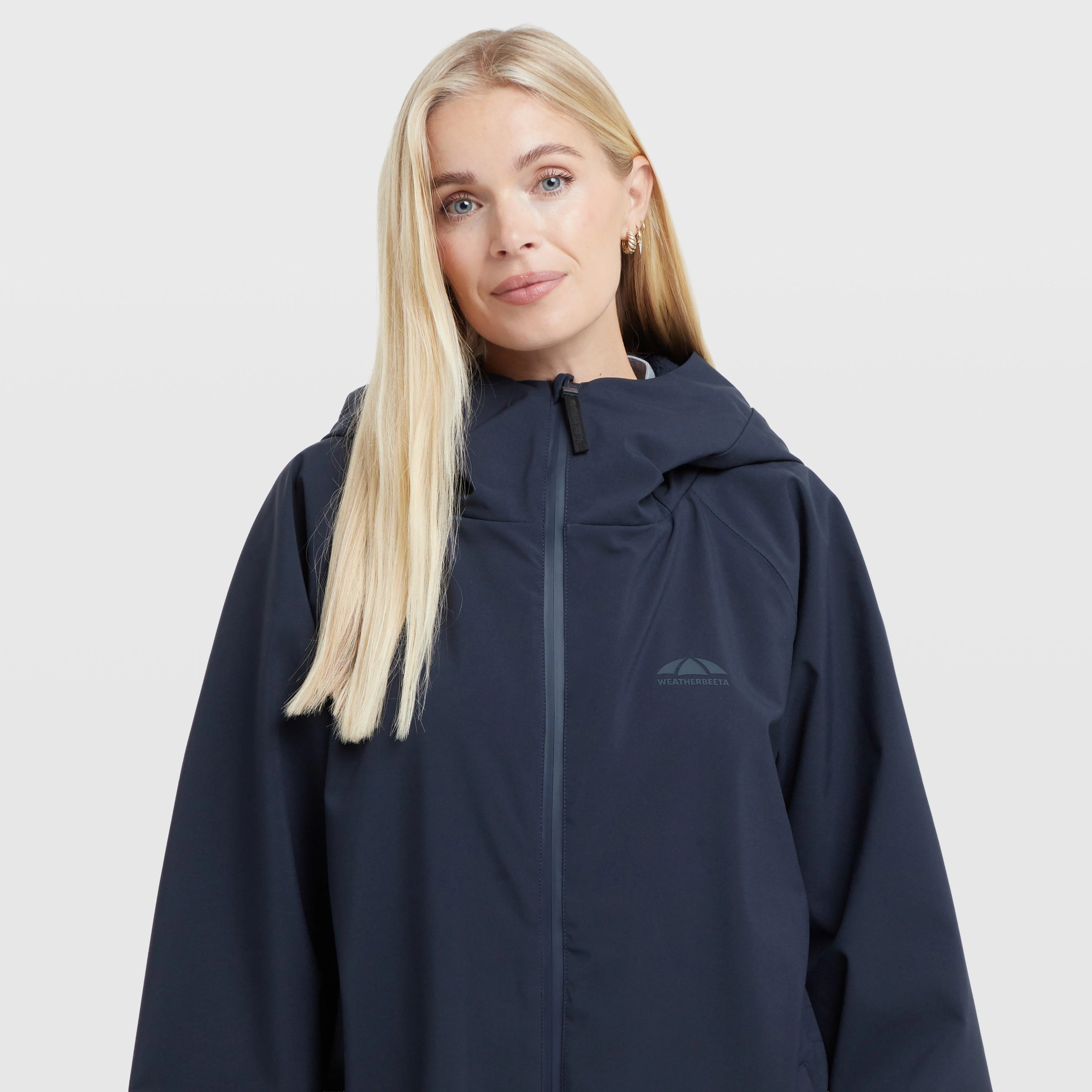 Women's All Weather Field Jacket Navy - Image 8