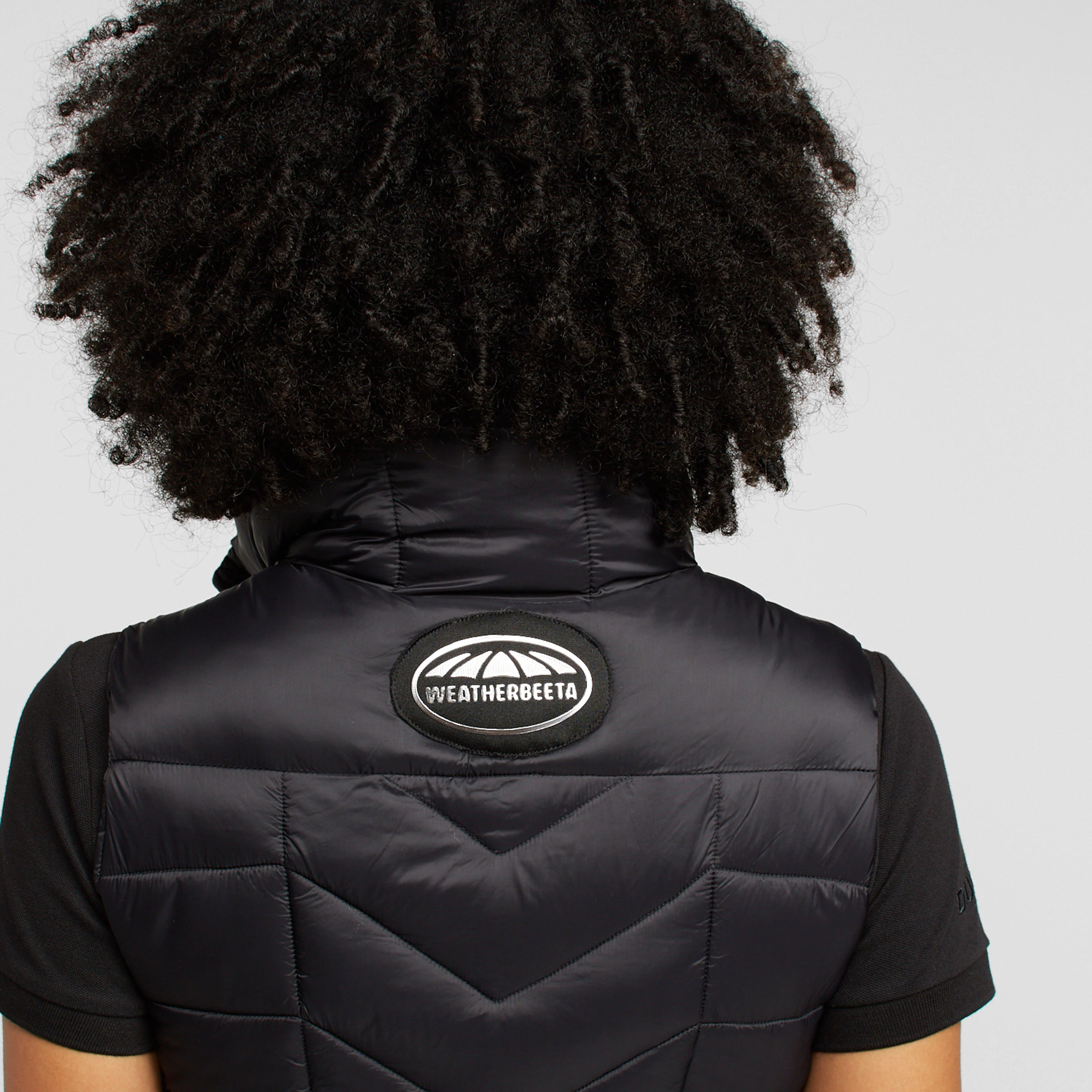 Womens Dion Puffer Vest Black - Image 5