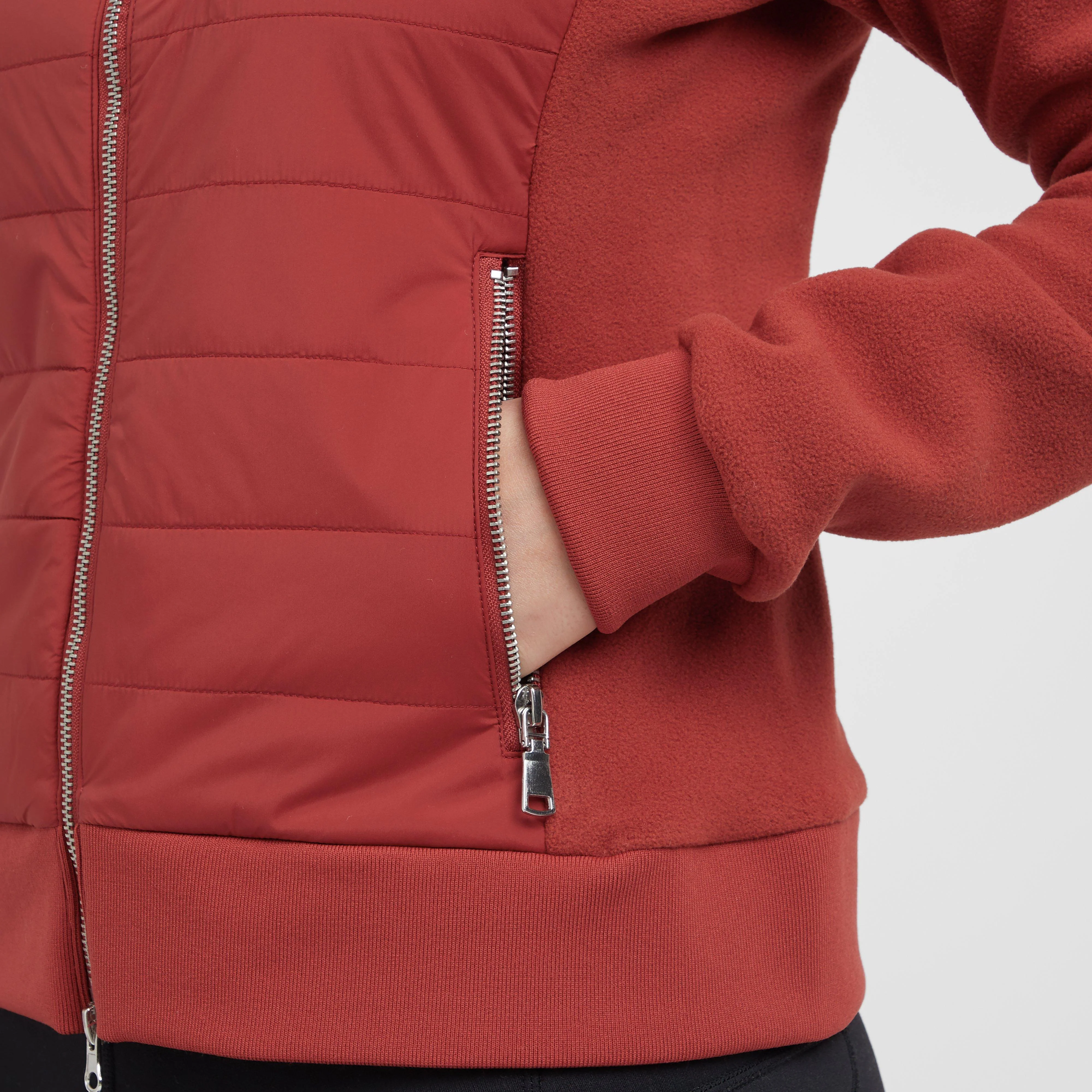 Womens Halifax Hybrid Jacket Red Ochre - Image 6