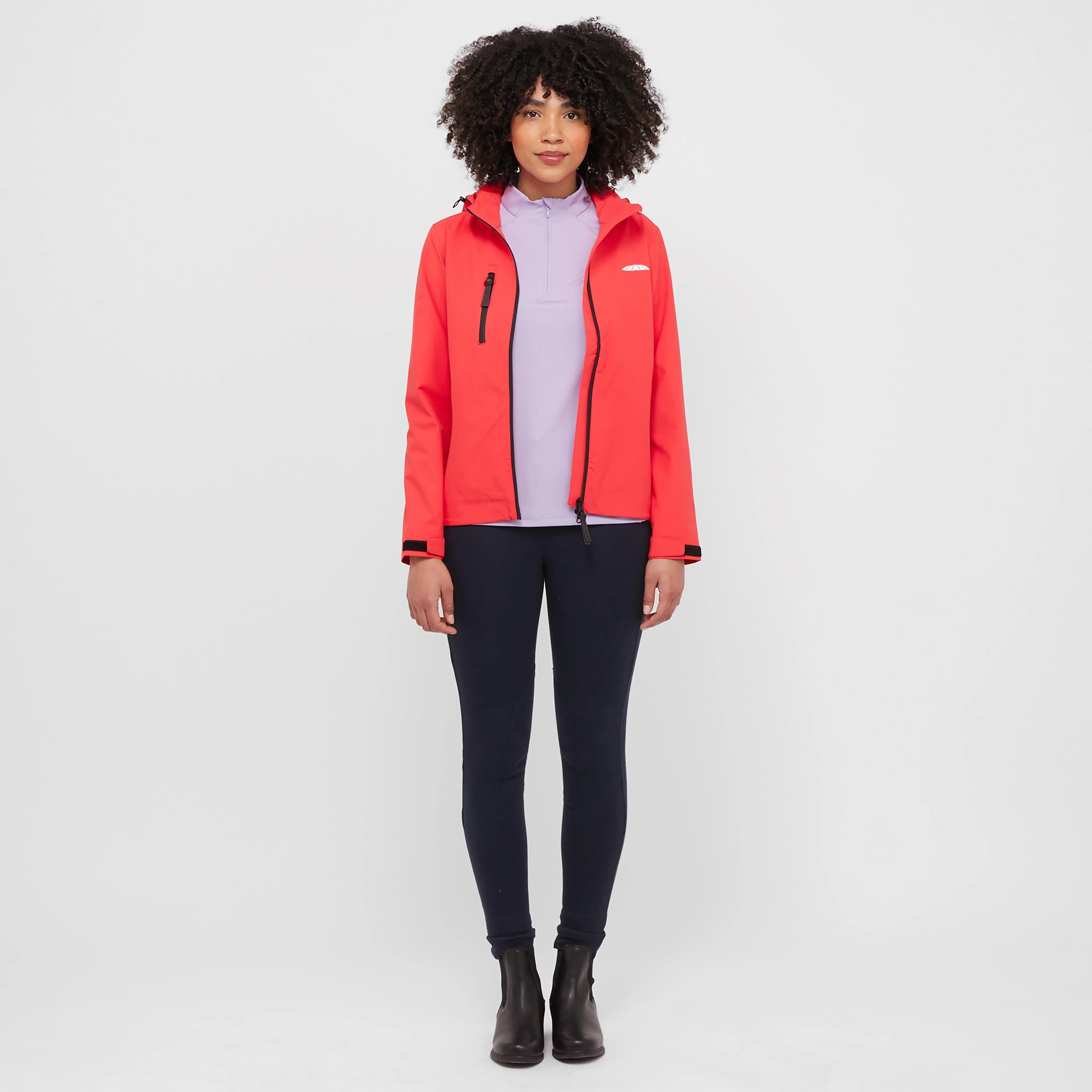 Womens Jackson Waterproof Jacket Bittersweet Red - Image 3