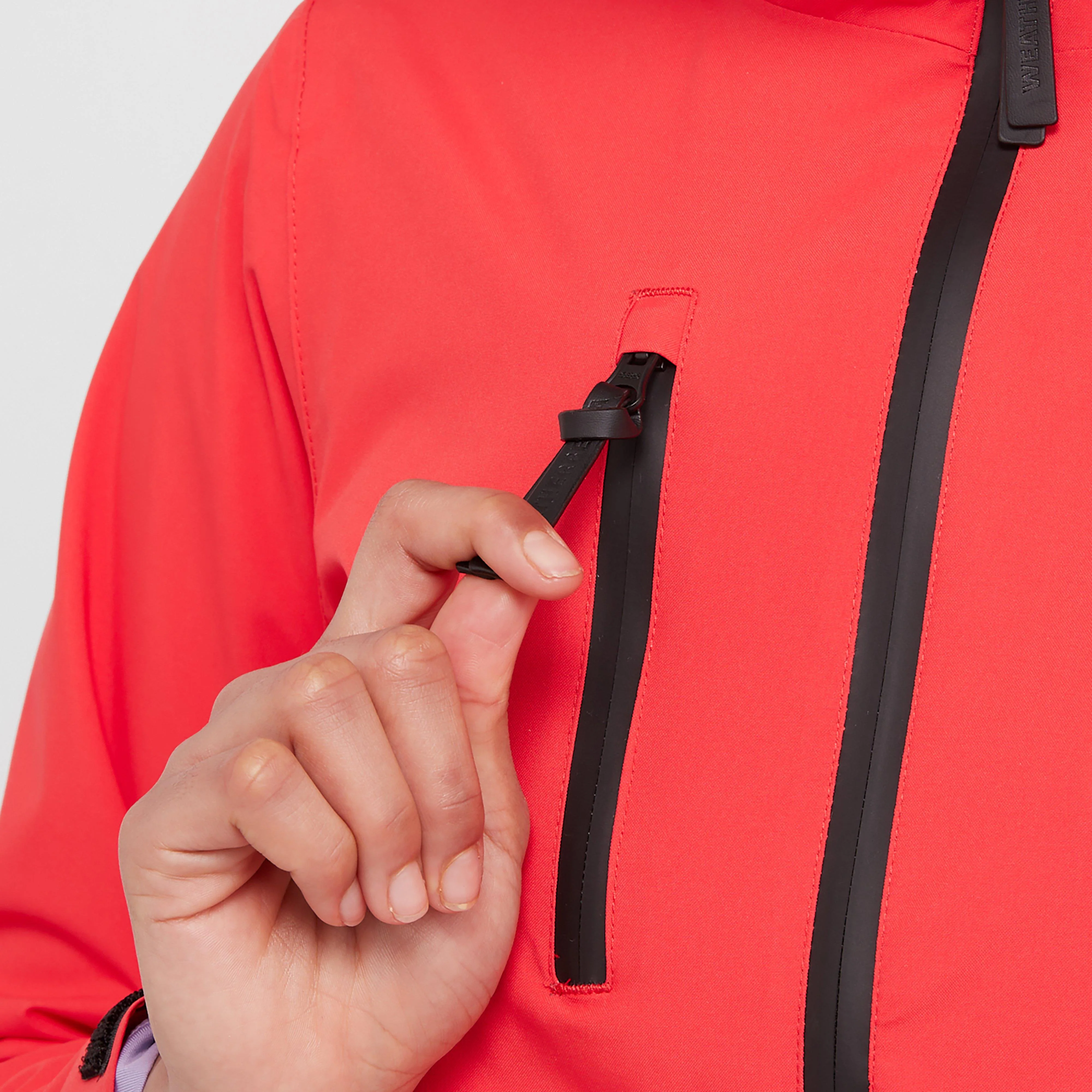 Womens Jackson Waterproof Jacket Bittersweet Red - Image 8