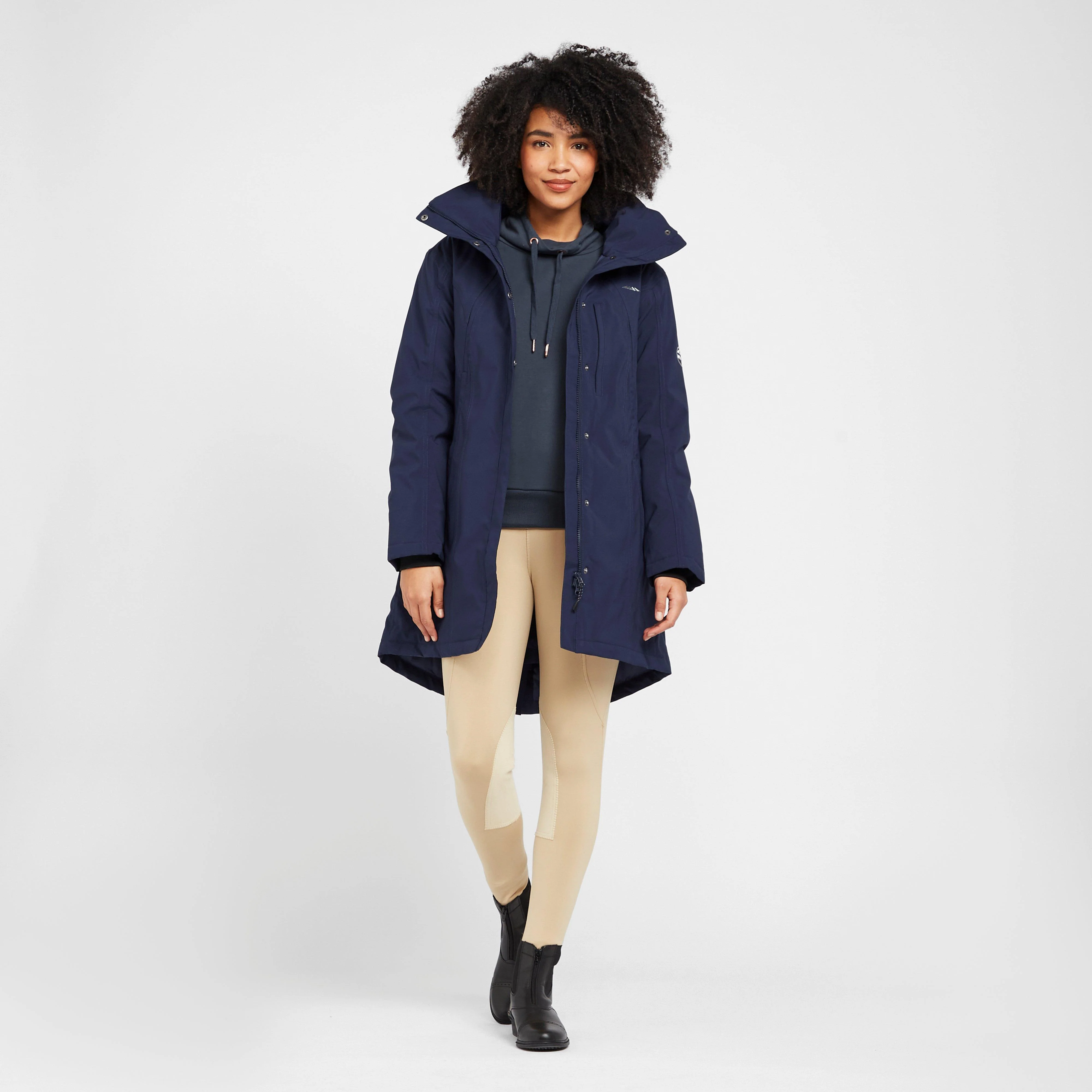 Womens Kayla Waterproof Jacket Navy - Image 3