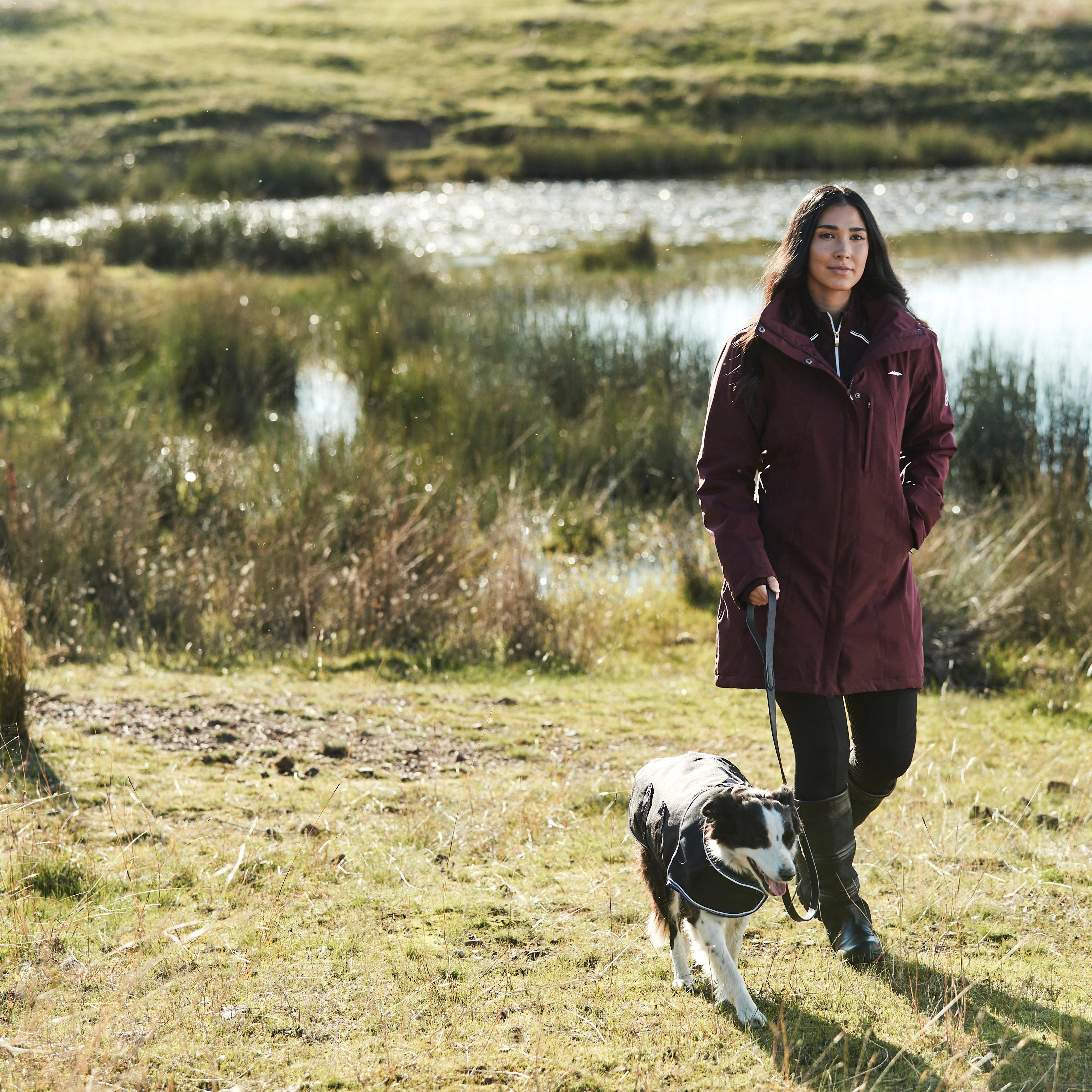 Womens Kyla Waterproof Jacket Mulberry - Image 5
