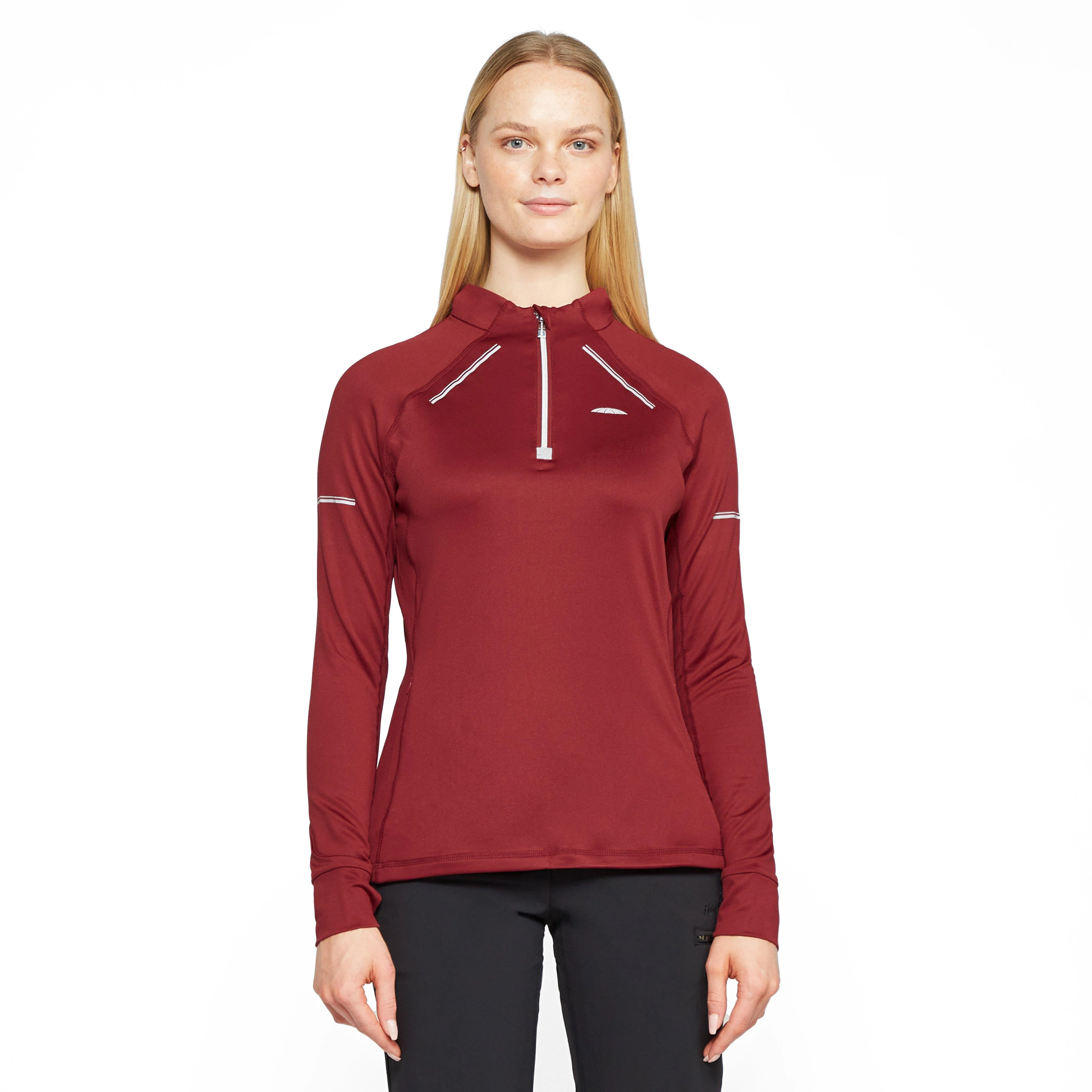 Womens Premium Victoria Thermal Baselayer Maroon - Image 9