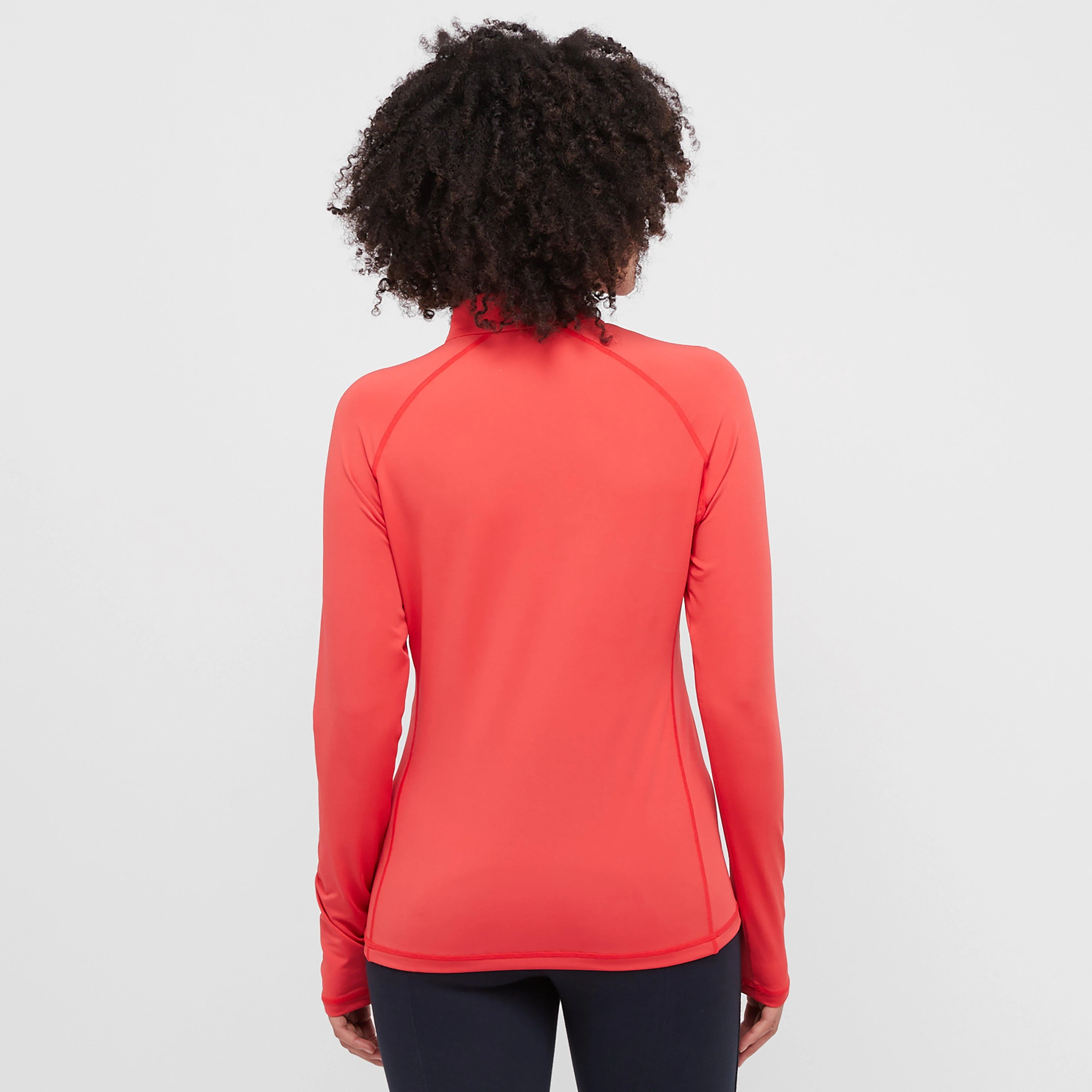 Womens Prime Long Sleeved Top Bittersweet Red - Image 2