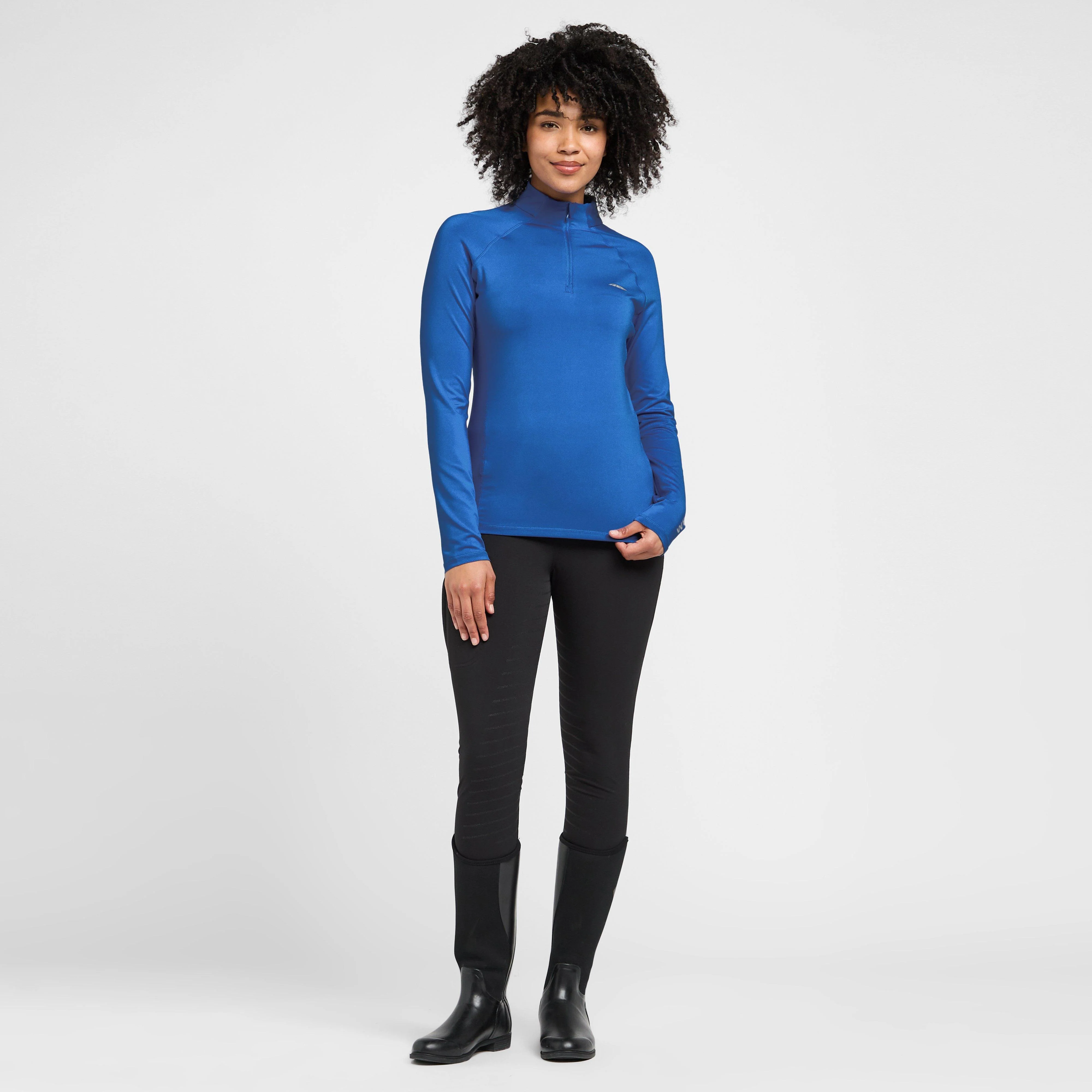 Womens Prime Long Sleeved Top Royal Blue - Image 3