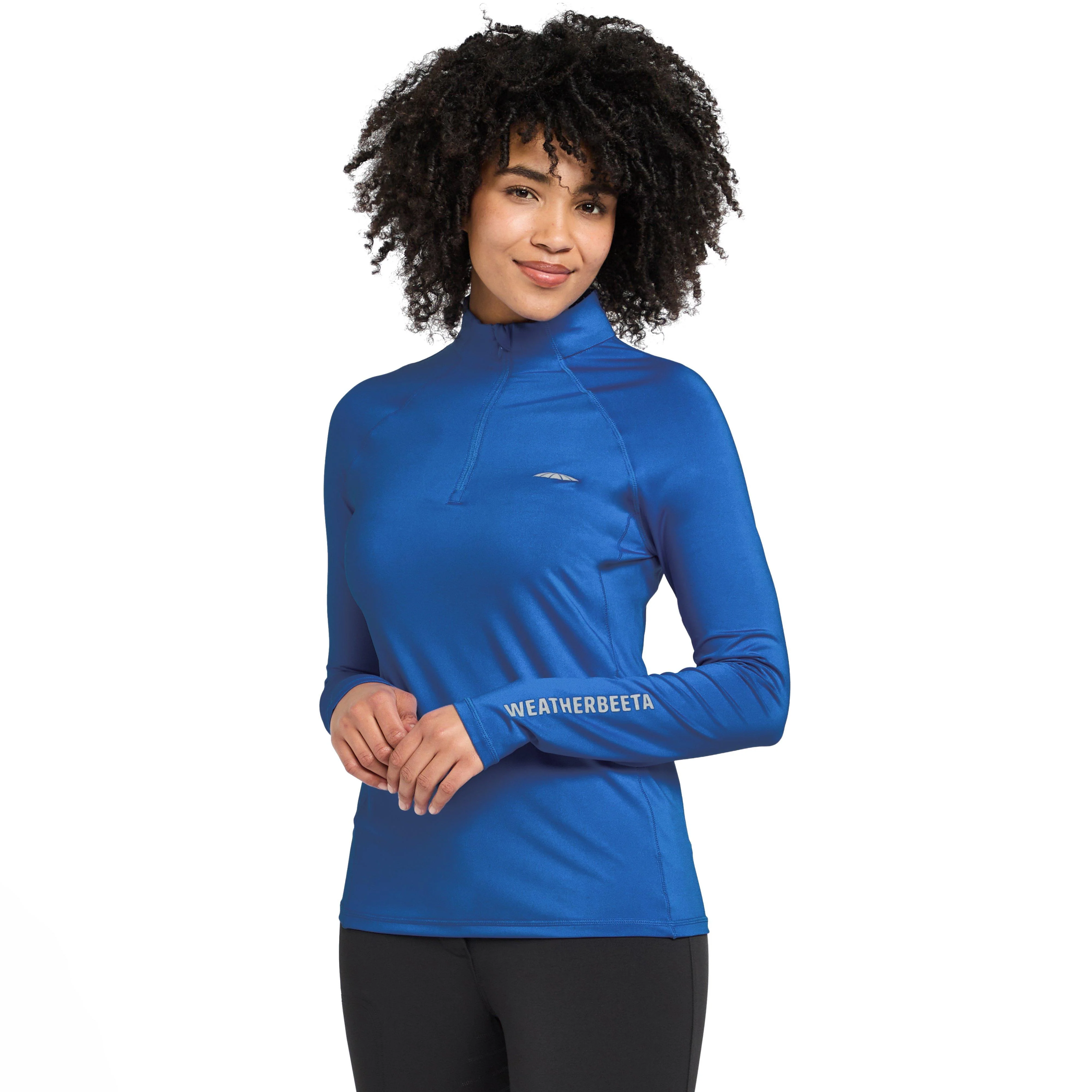 Womens Prime Long Sleeved Top Royal Blue - Image 7