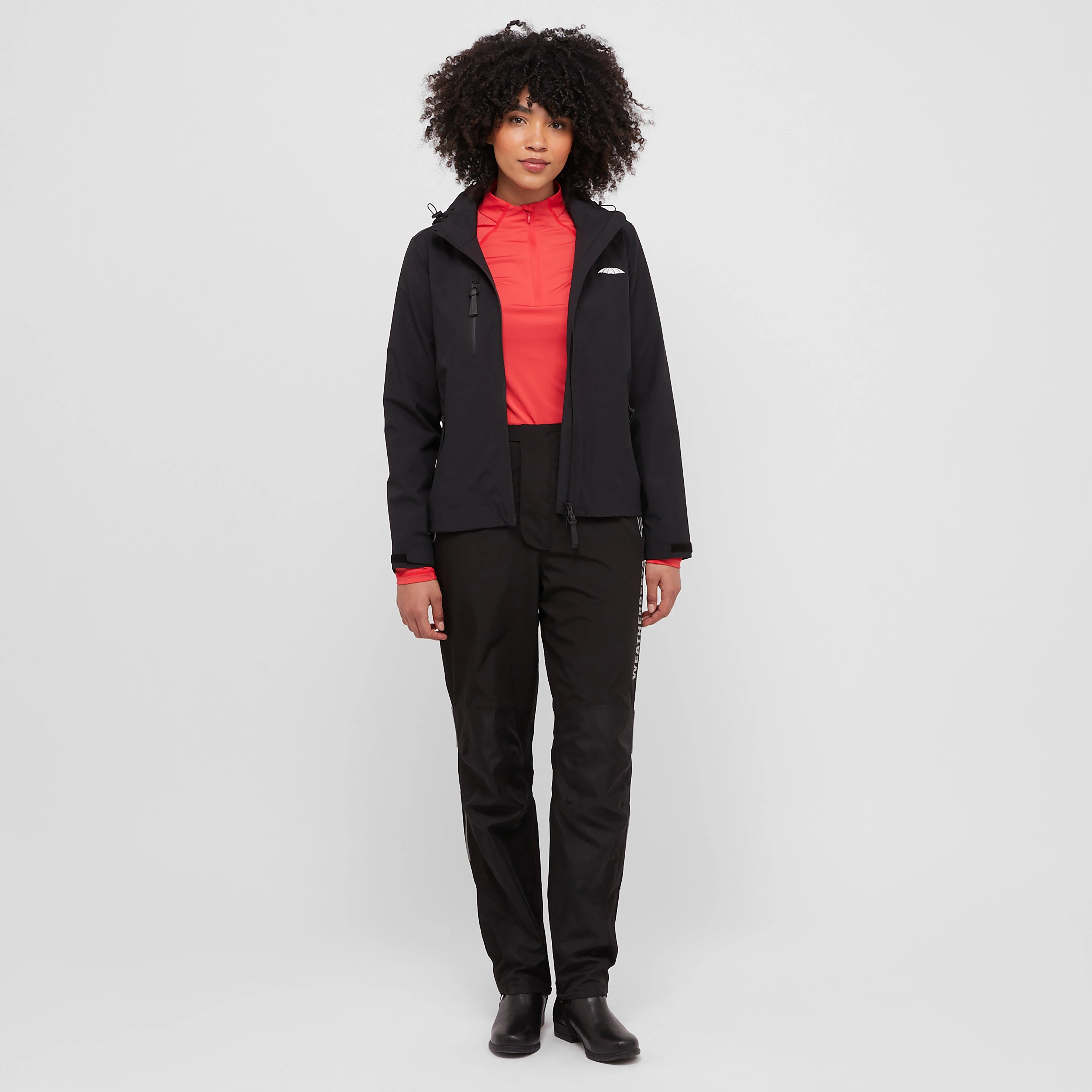 Womens Rayne Waterproof Overtrousers Black - Image 3