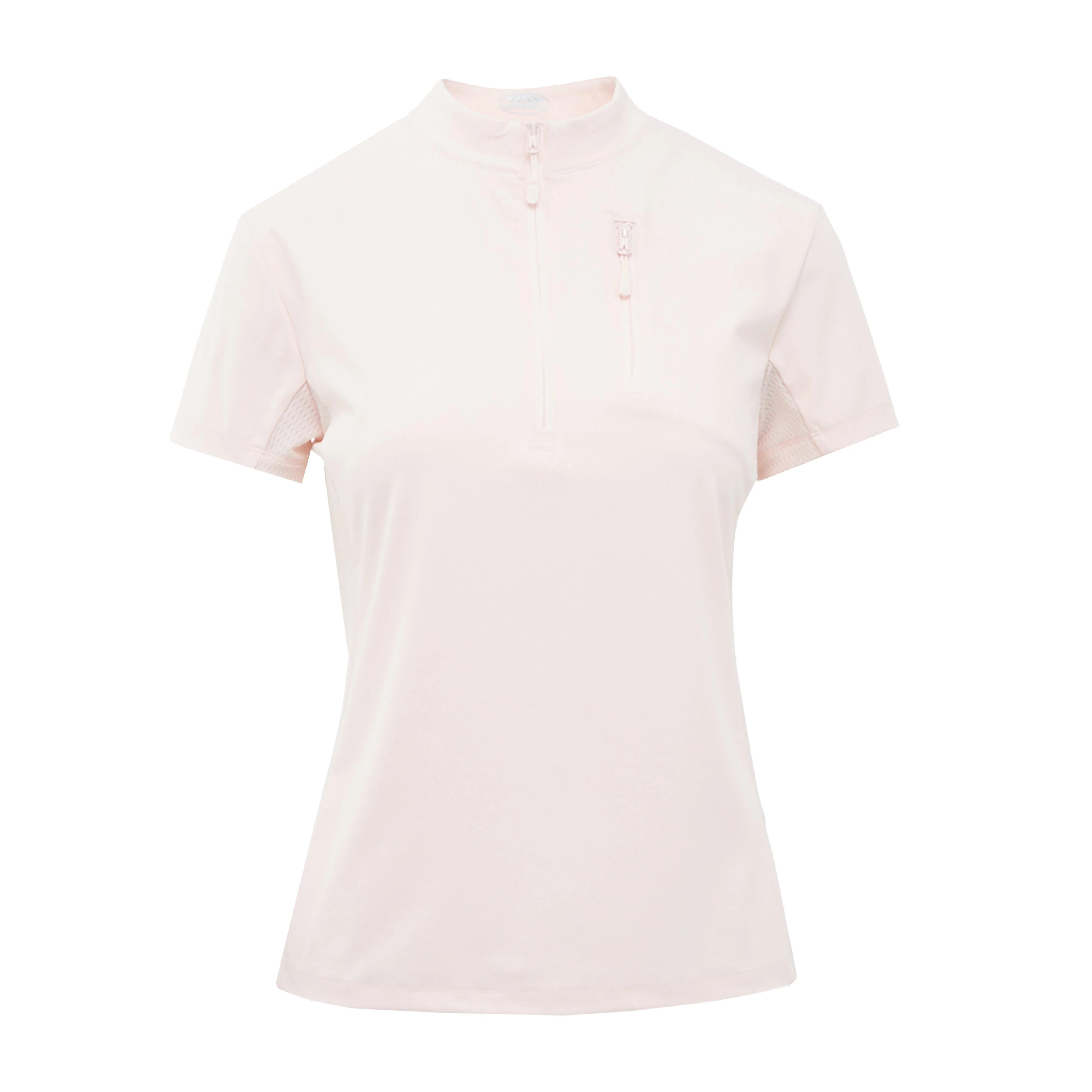 Womens Rome Short Sleeved Riding Top Blush - Image 7